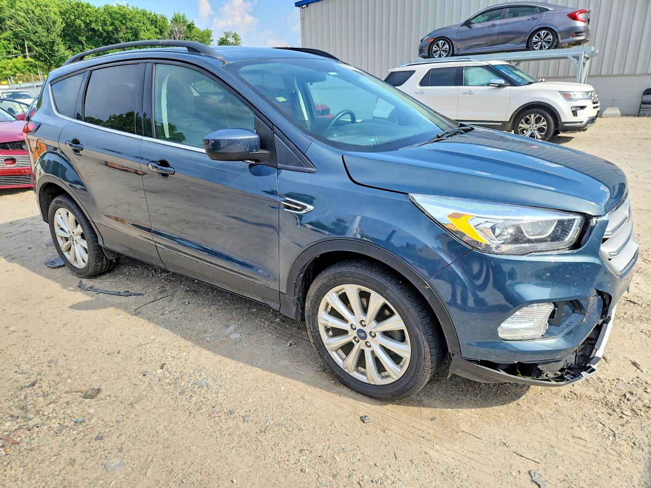 2019 Ford Escape Sel Blue vin: 1FMCU0HD1KUB20373