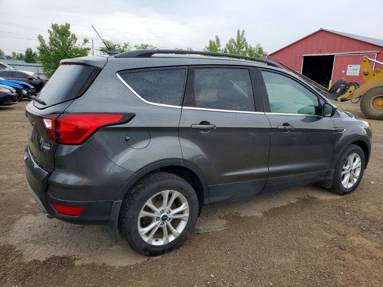 2019 Ford Escape Sel Gray vin: 1FMCU0HD2KUB70943