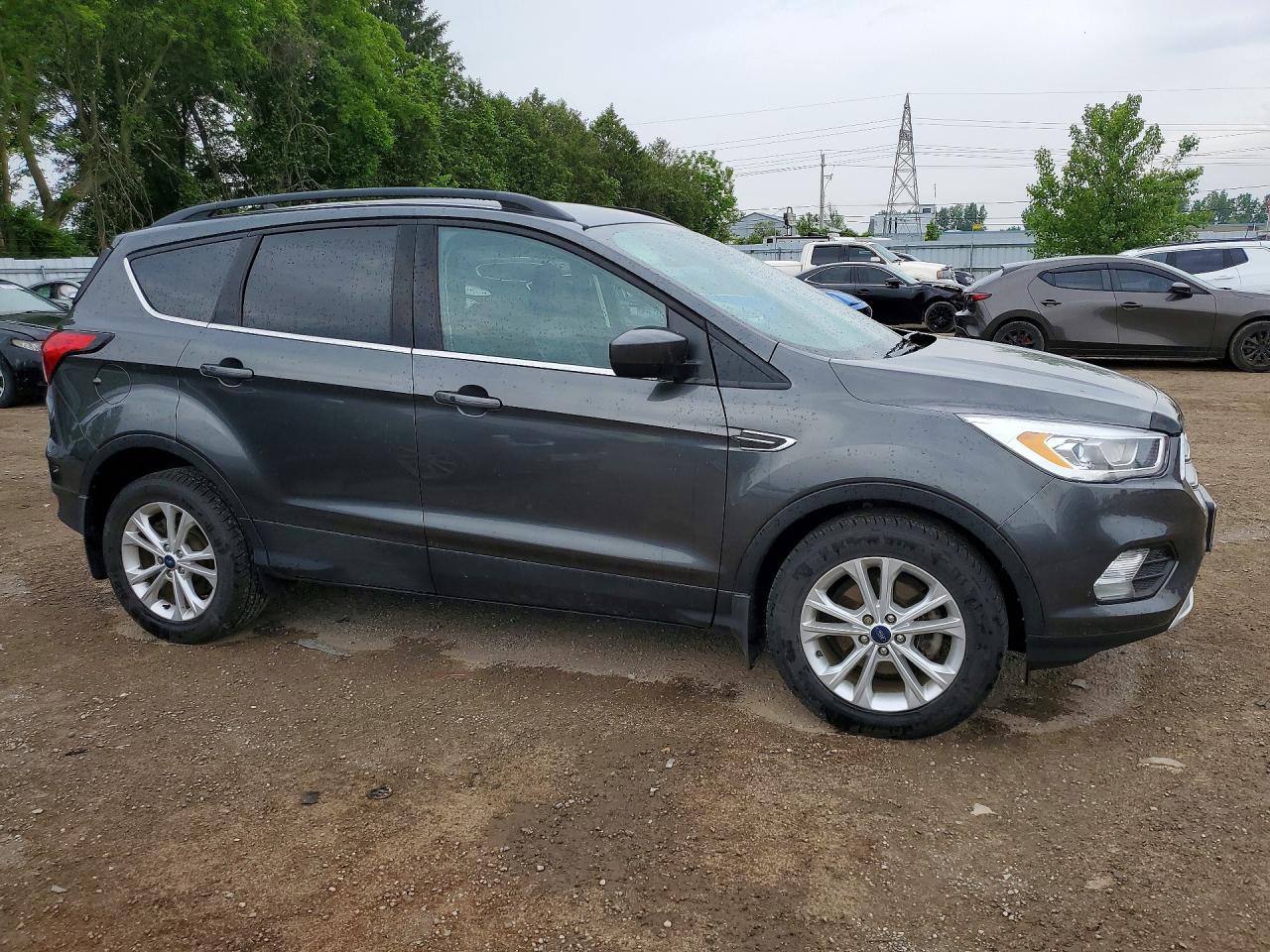 2019 Ford Escape Sel Gray vin: 1FMCU0HD2KUB70943