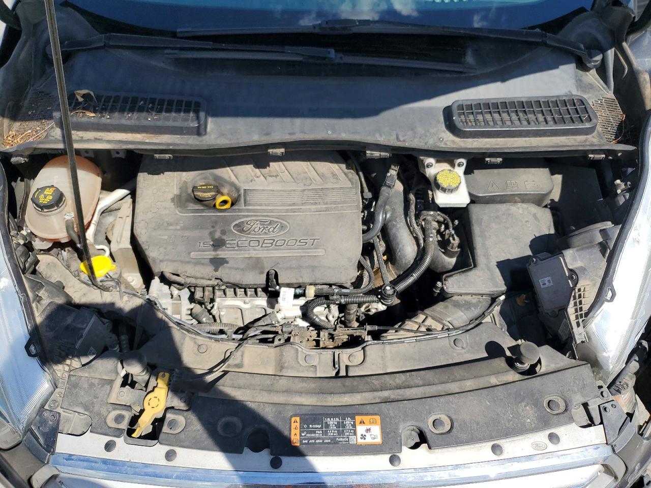 2018 Ford Escape Sel Gray vin: 1FMCU0HD3JUB16713
