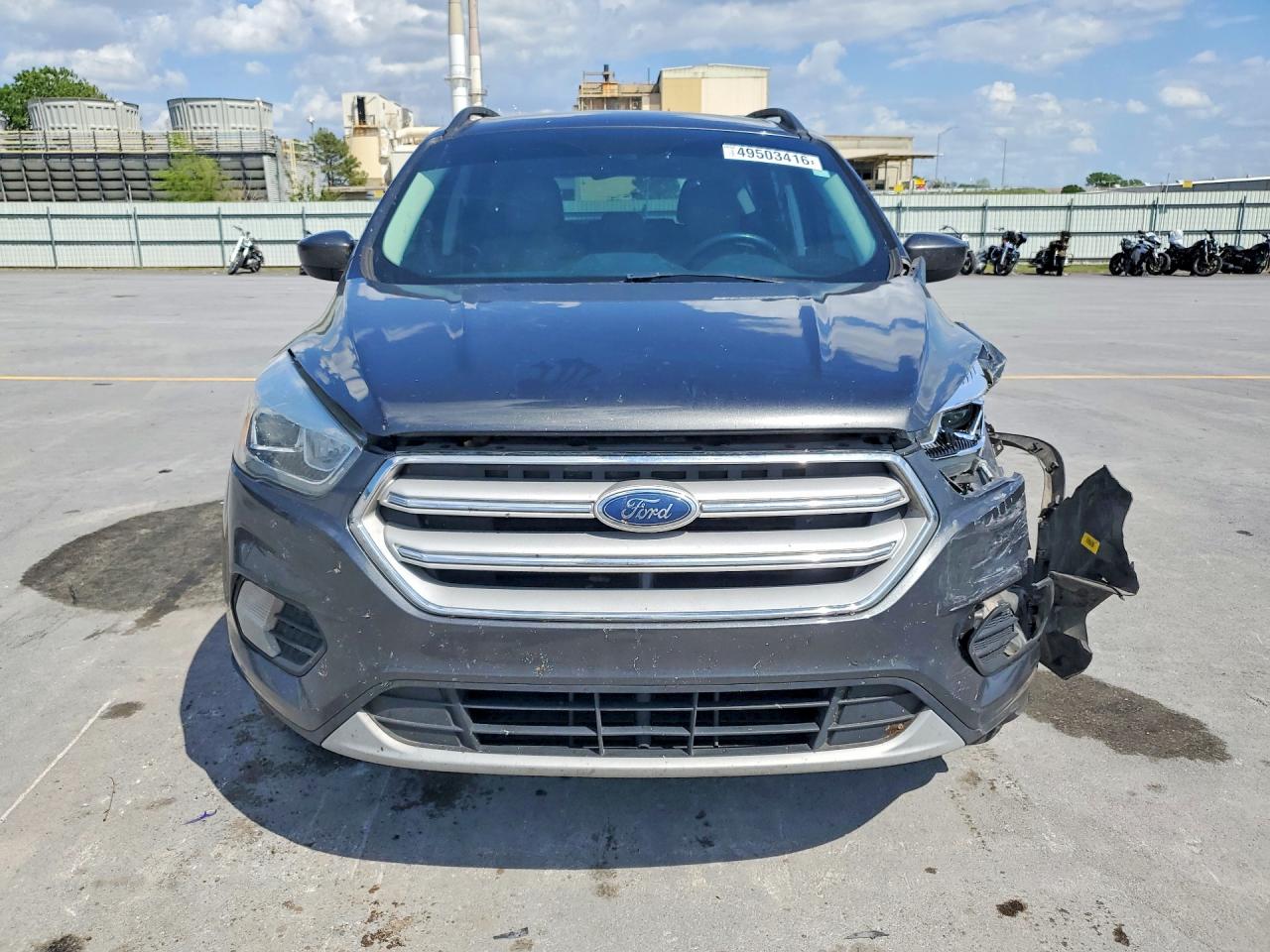 2018 Ford Escape Sel Gray vin: 1FMCU0HD3JUB16713