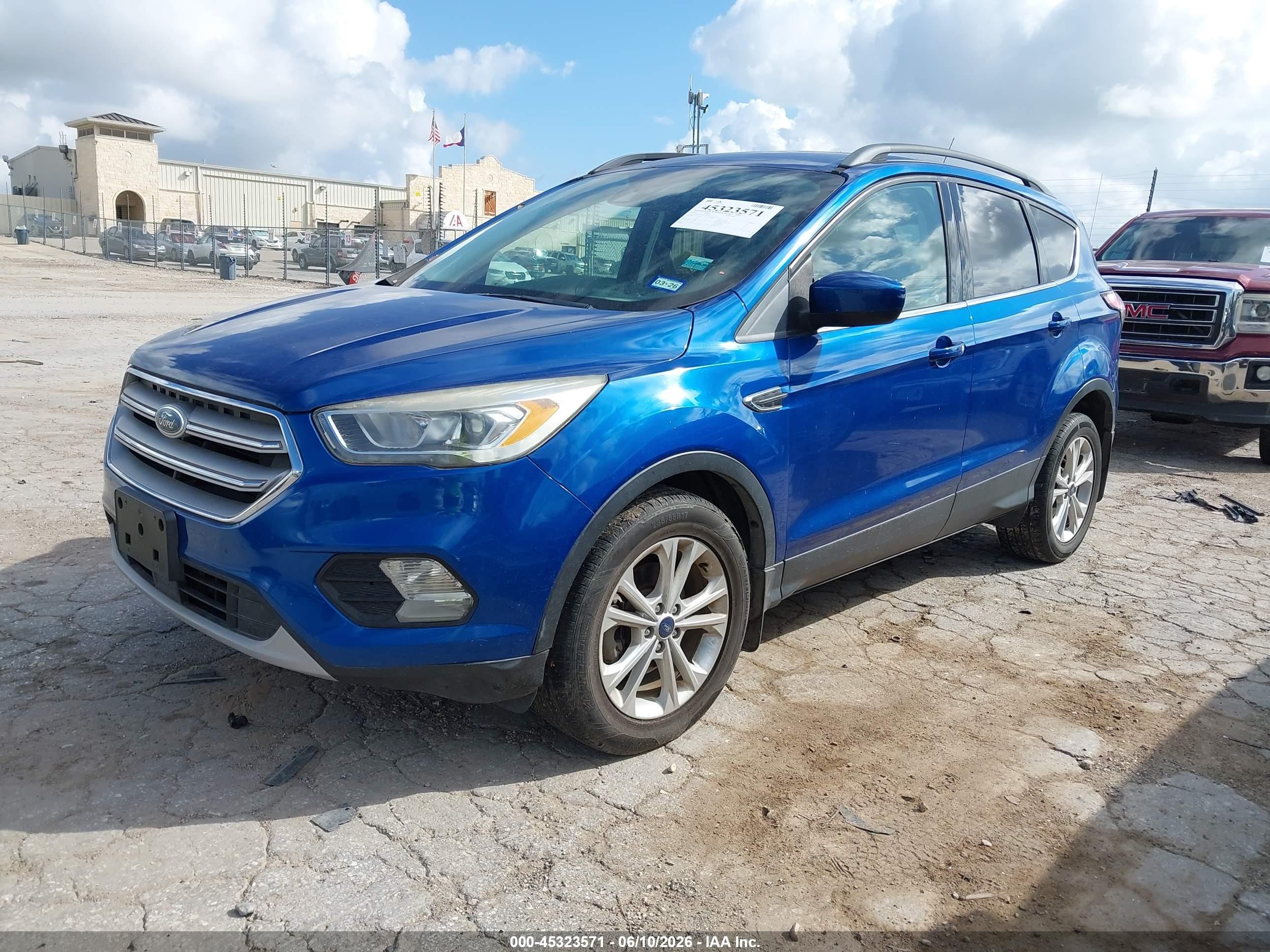 2018 Ford Escape Sel Blue vin: 1FMCU0HD3JUB85451