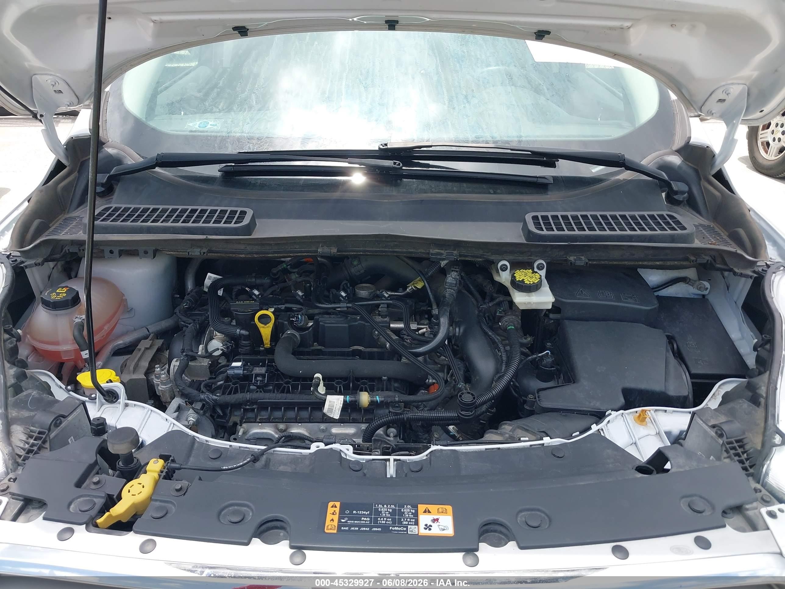 2019 Ford Escape Sel White vin: 1FMCU0HD3KUB00982