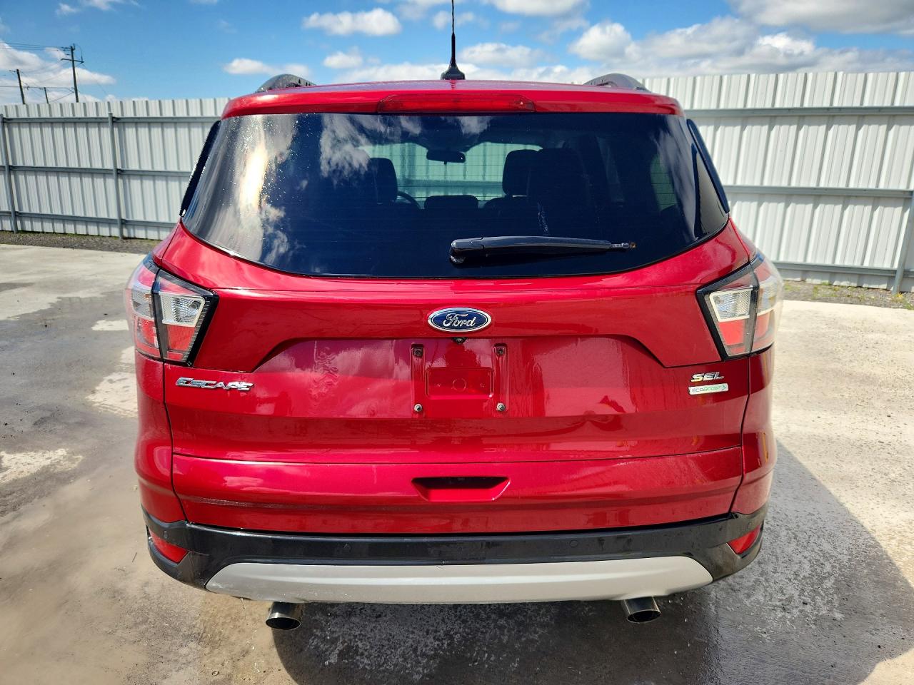 2018 Ford Escape Sel Red vin: 1FMCU0HD4JUD23837