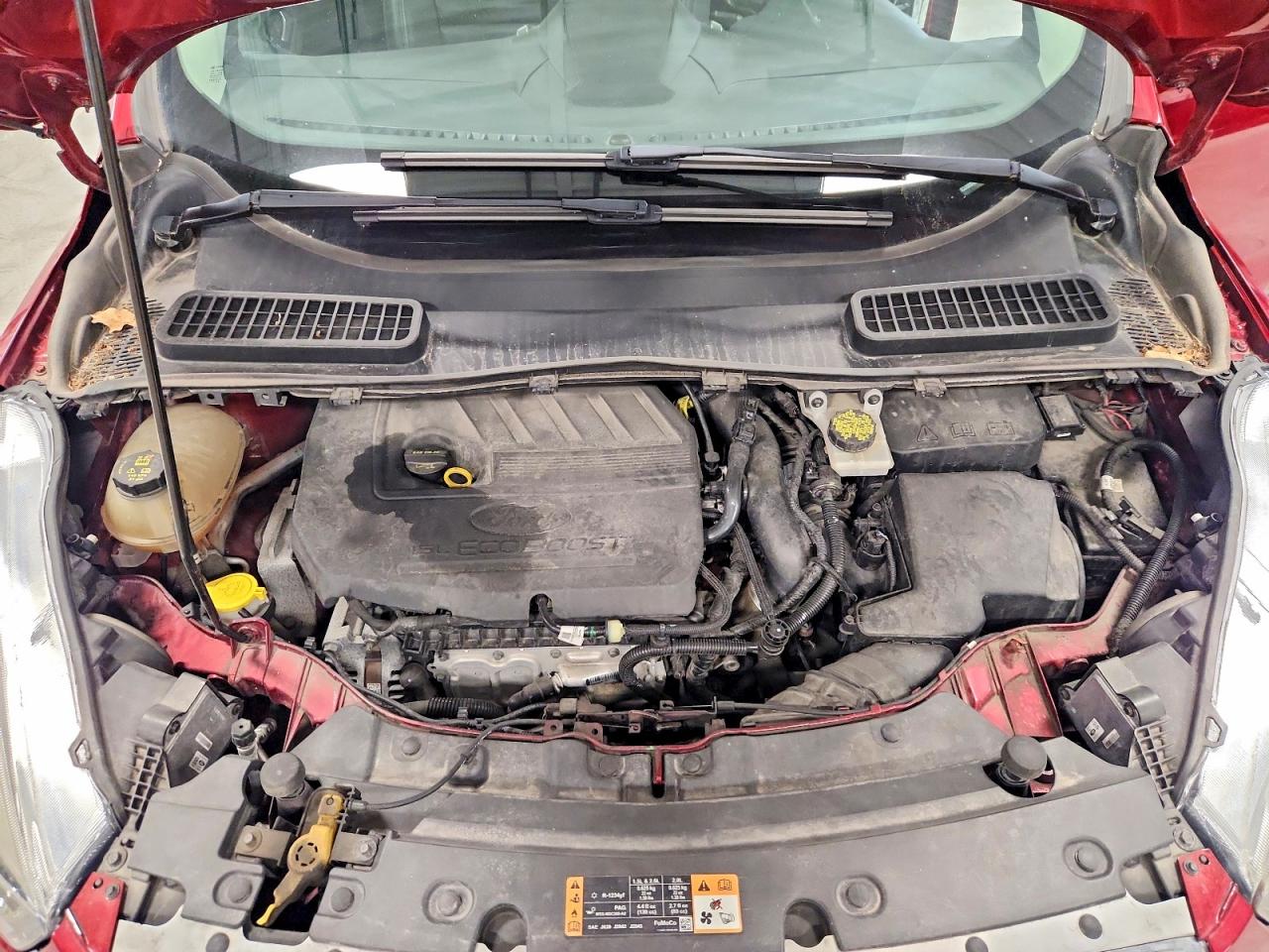 2018 Ford Escape Sel Red vin: 1FMCU0HD4JUD23837