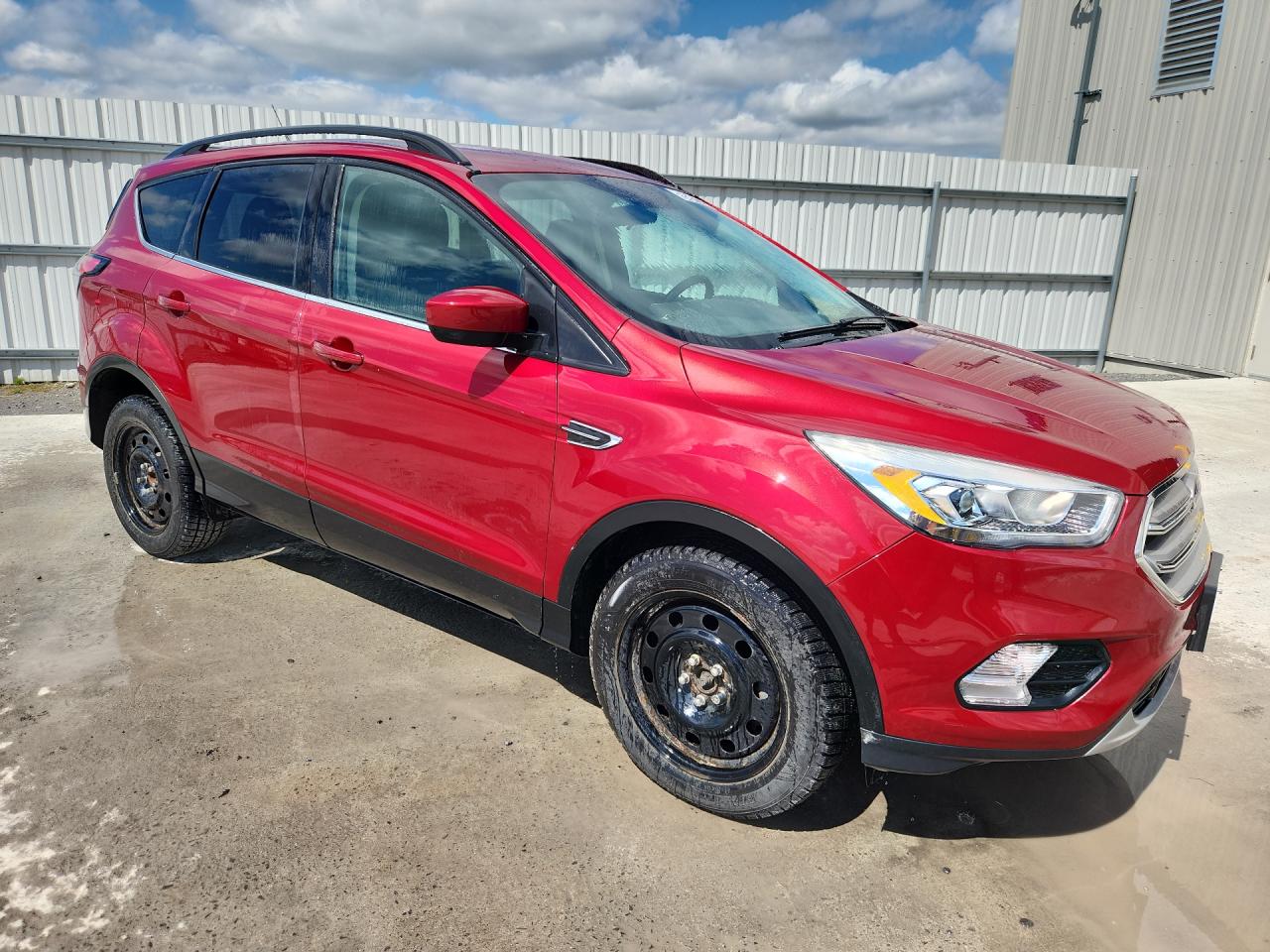 2018 Ford Escape Sel Red vin: 1FMCU0HD4JUD23837 Damage: Right Rear Wheel Cover, Missing, Replacement Required