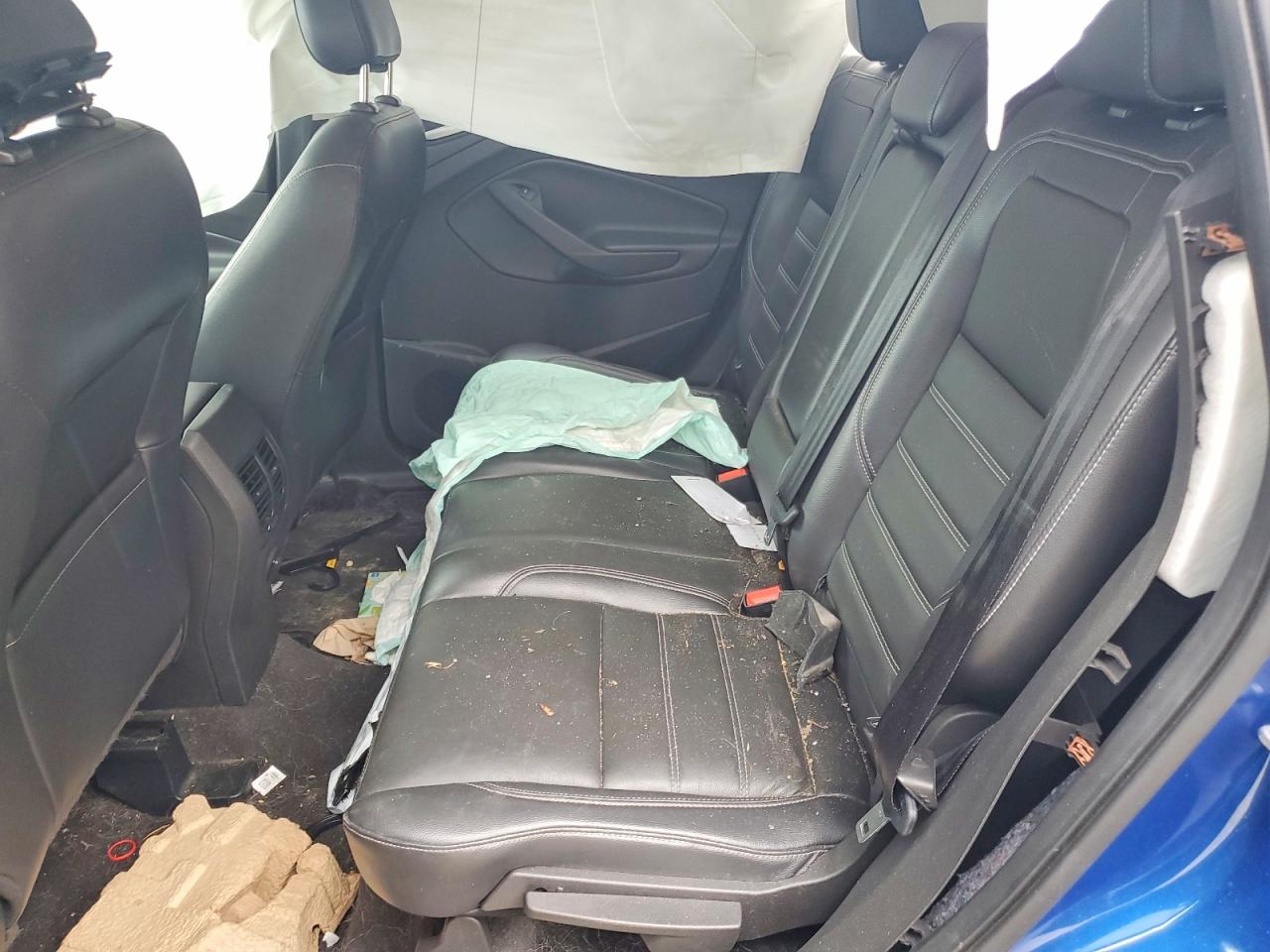 2018 Ford Escape Sel Синий vin: 1FMCU0HD5JUB03638