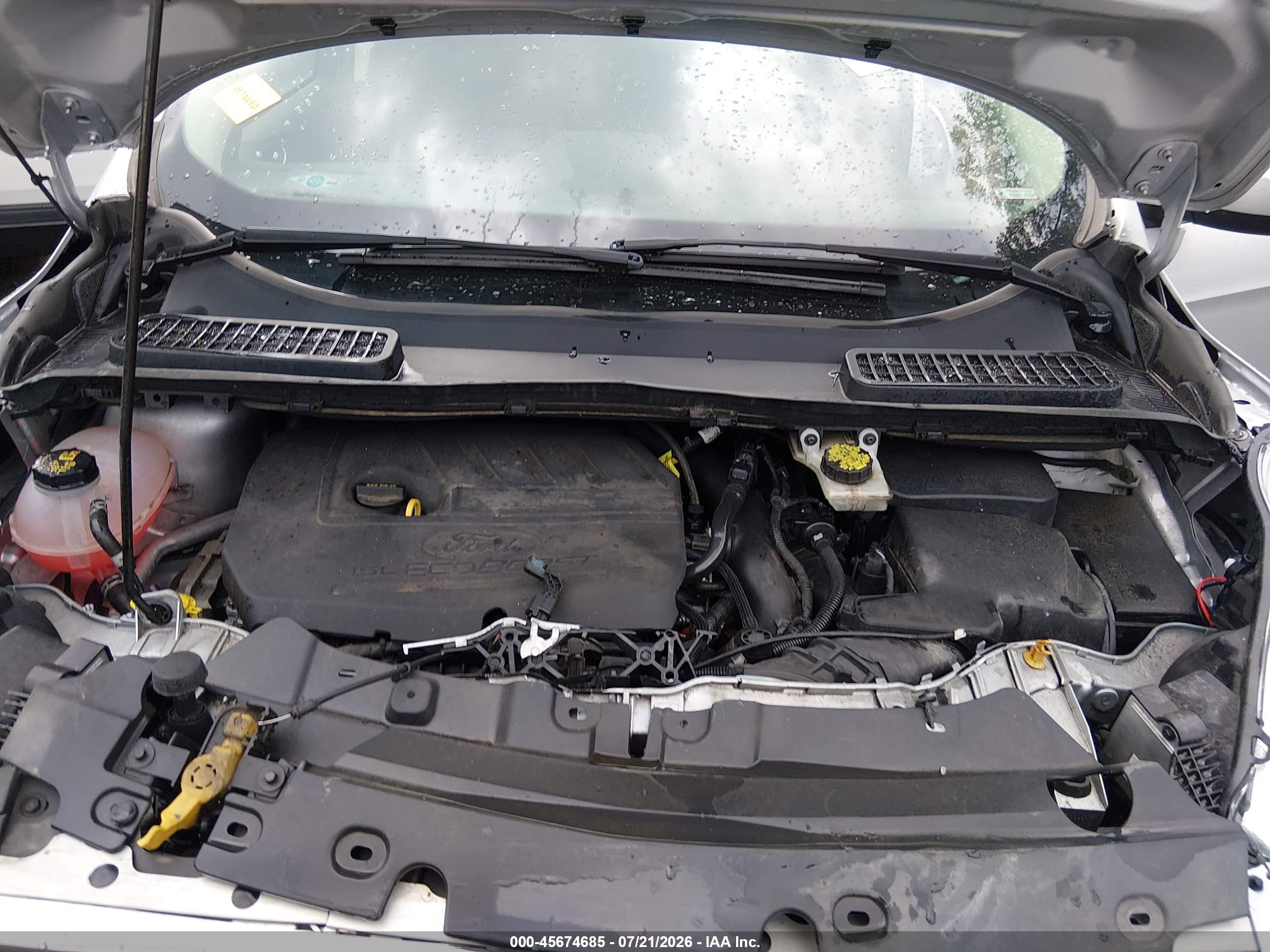 2018 Ford Escape Sel Silver vin: 1FMCU0HD6JUD01855