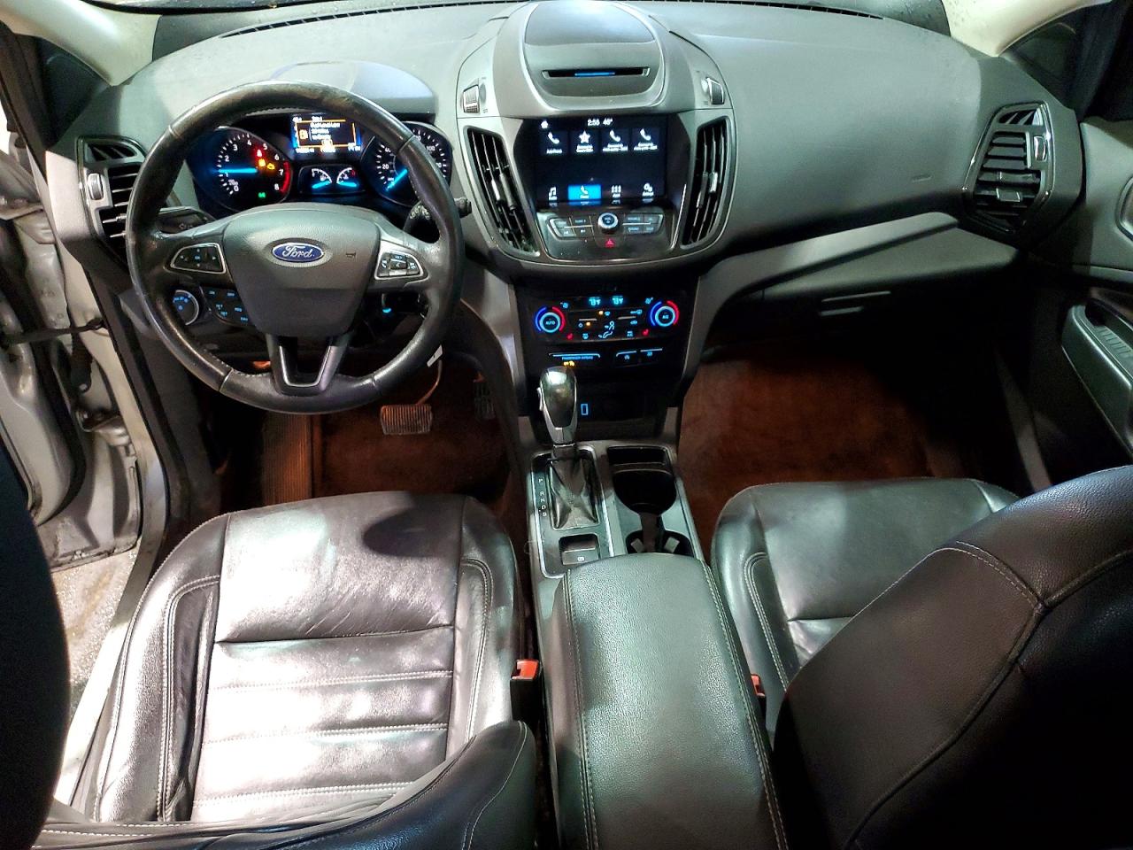 2018 Ford Escape Sel Silver vin: 1FMCU0HD7JUD03114