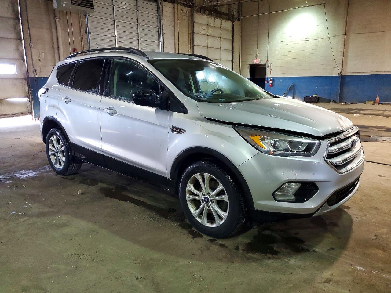 2018 Ford Escape Sel Silver vin: 1FMCU0HD7JUD03114