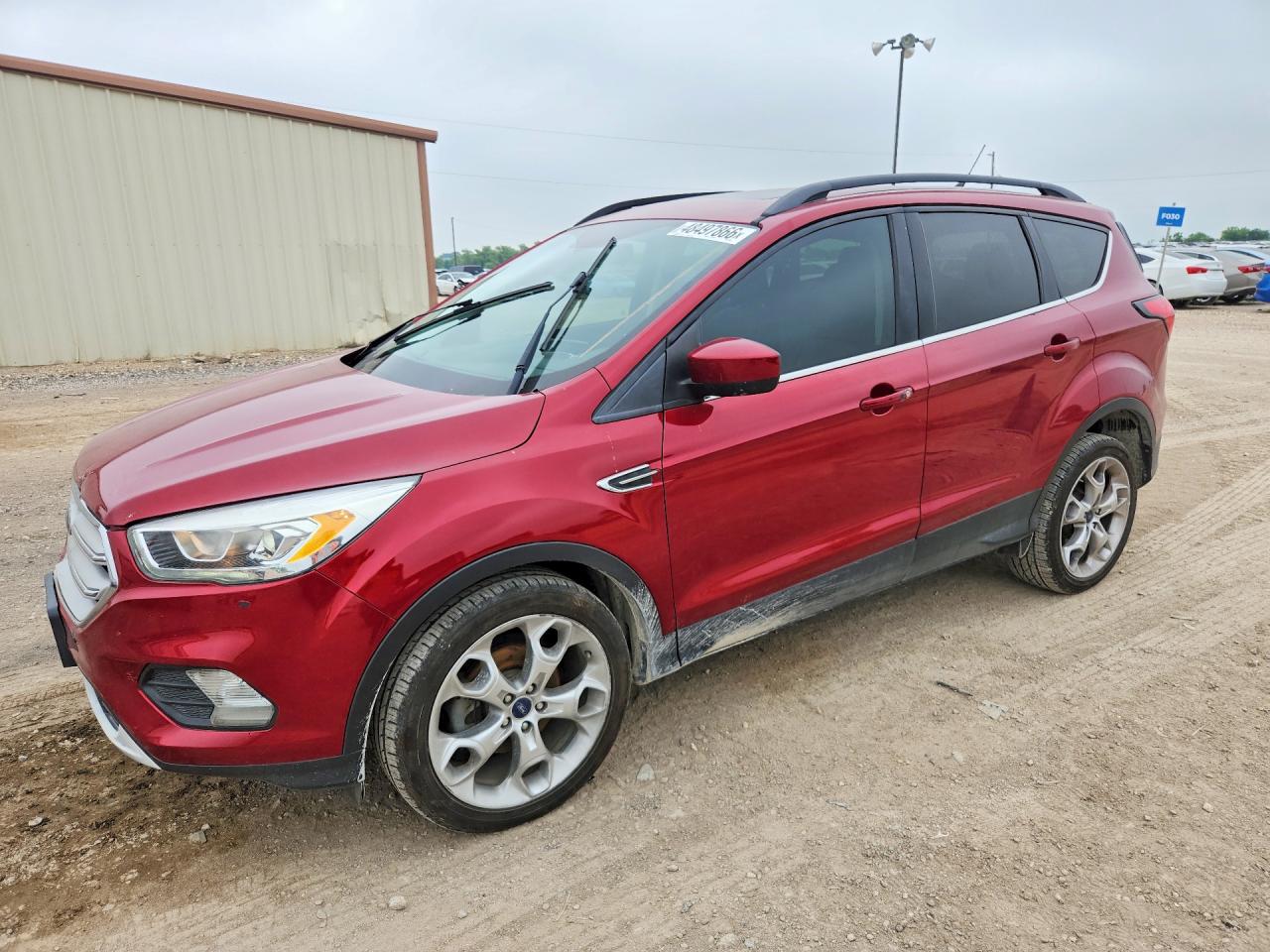 2019 Ford Escape Sel Burgundy vin: 1FMCU0HD8KUB85916