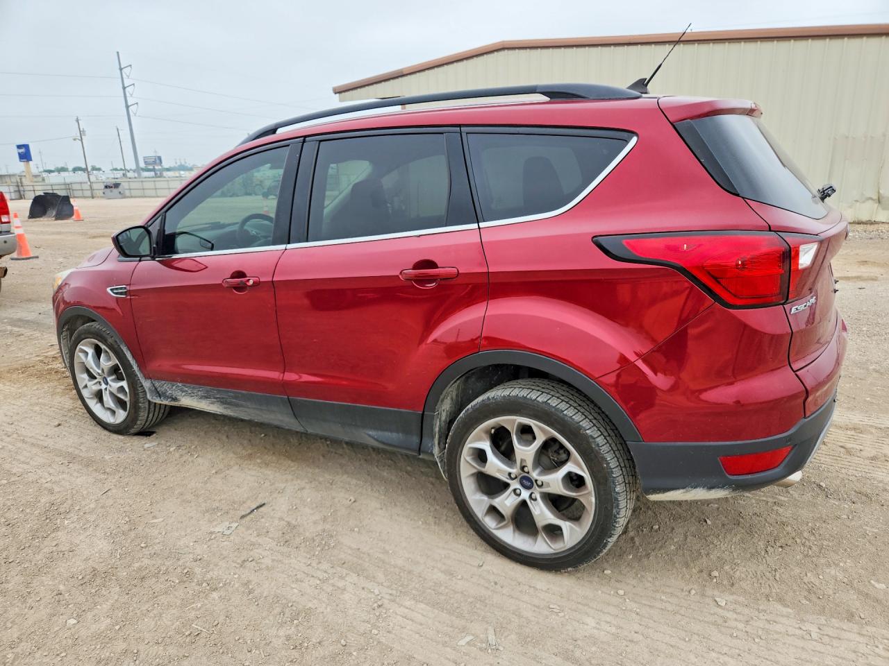 2019 Ford Escape Sel Burgundy vin: 1FMCU0HD8KUB85916