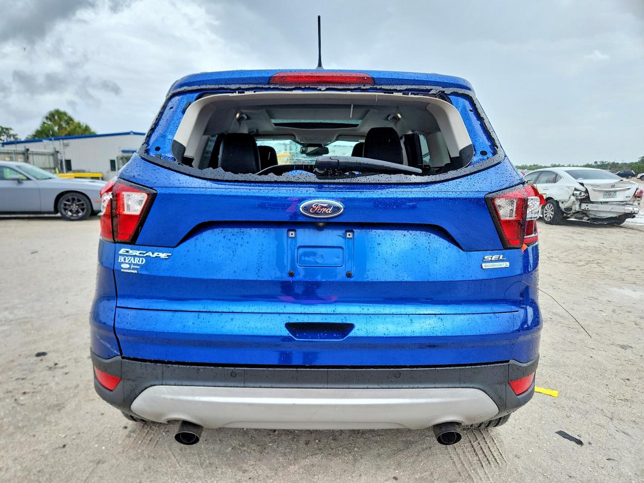 2019 Ford Escape Sel Blue vin: 1FMCU0HDXKUB48365