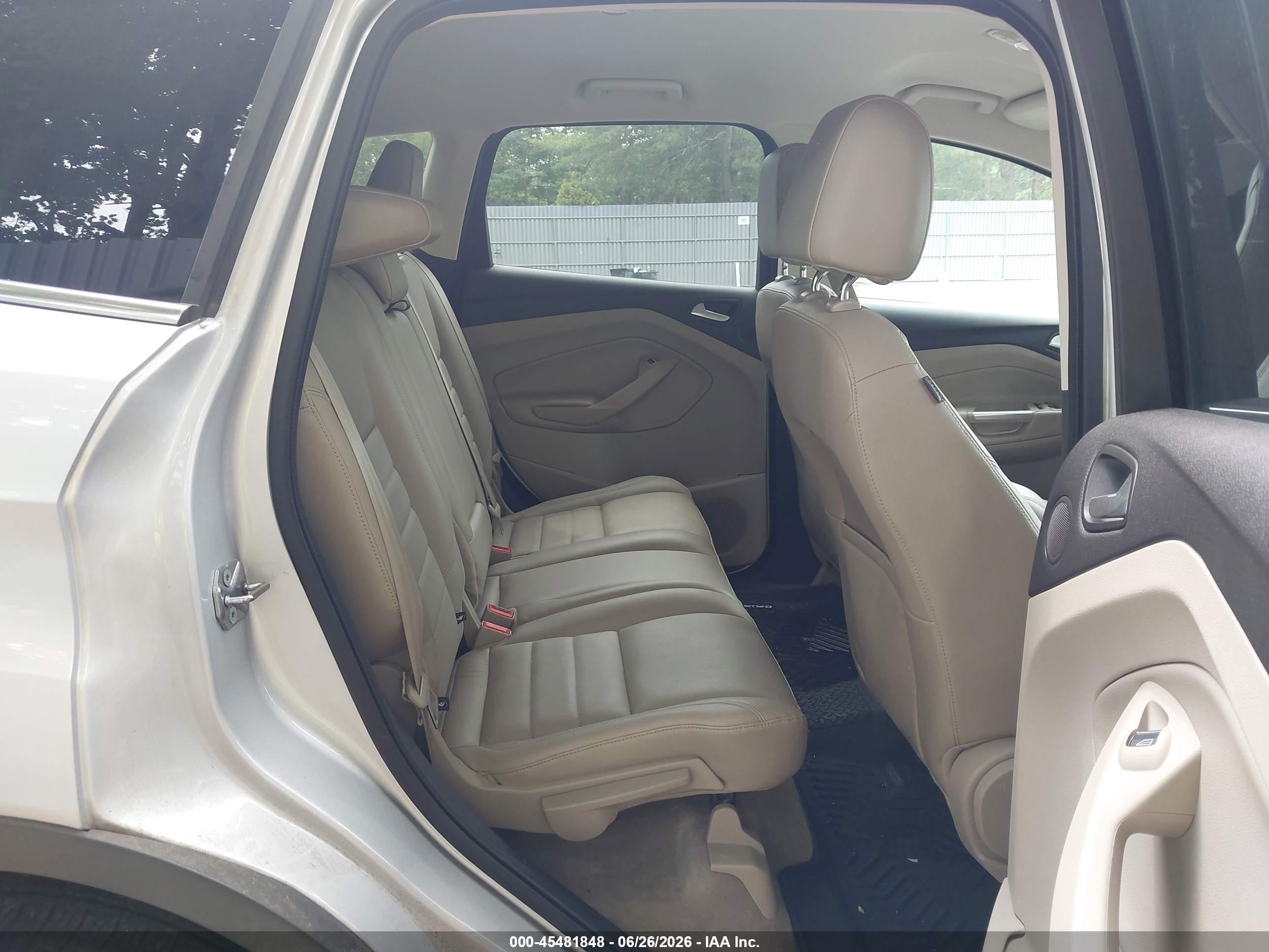 2013 Ford Escape Sel Silver vin: 1FMCU0HX0DUB06283