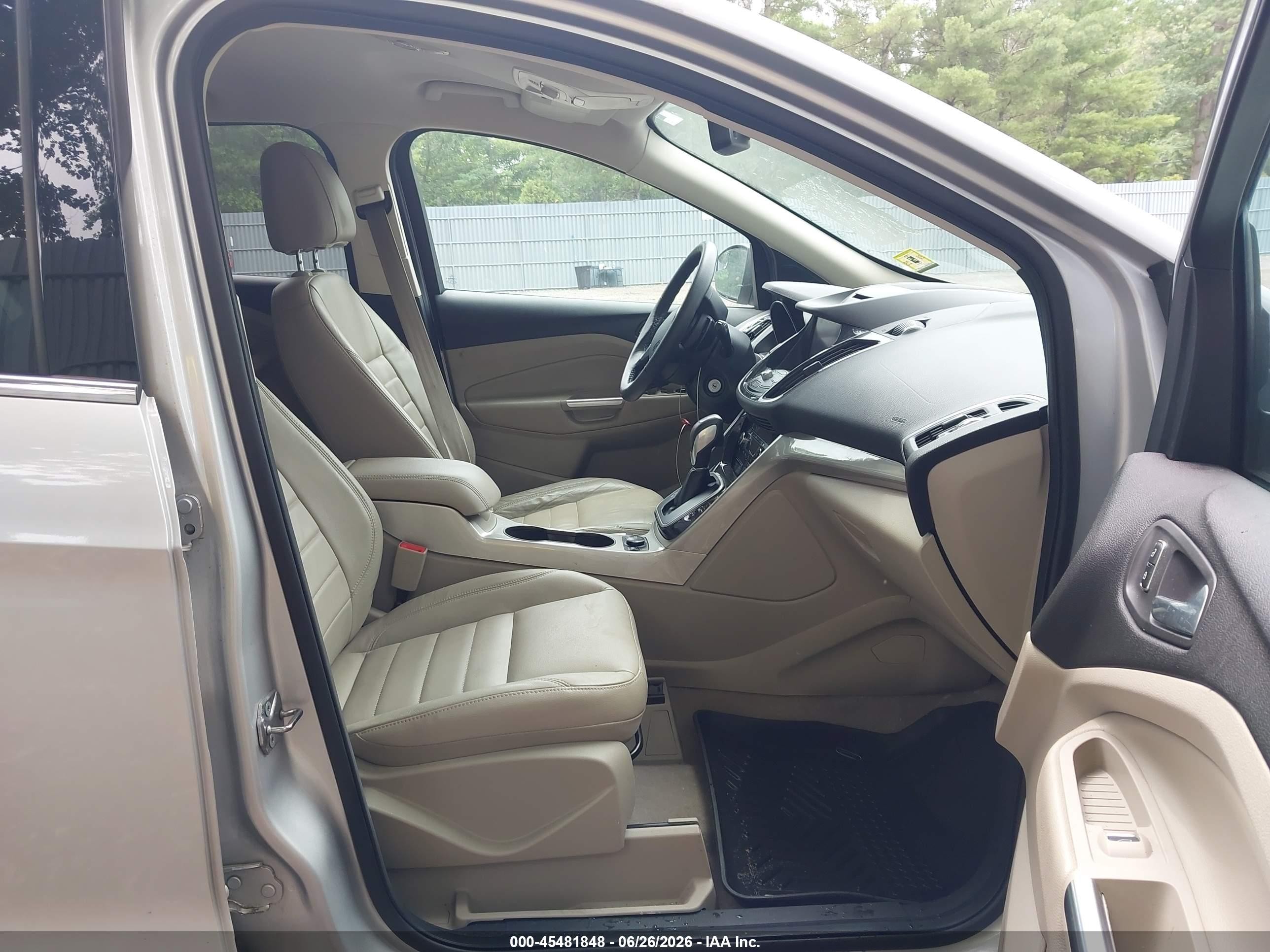 2013 Ford Escape Sel Silver vin: 1FMCU0HX0DUB06283