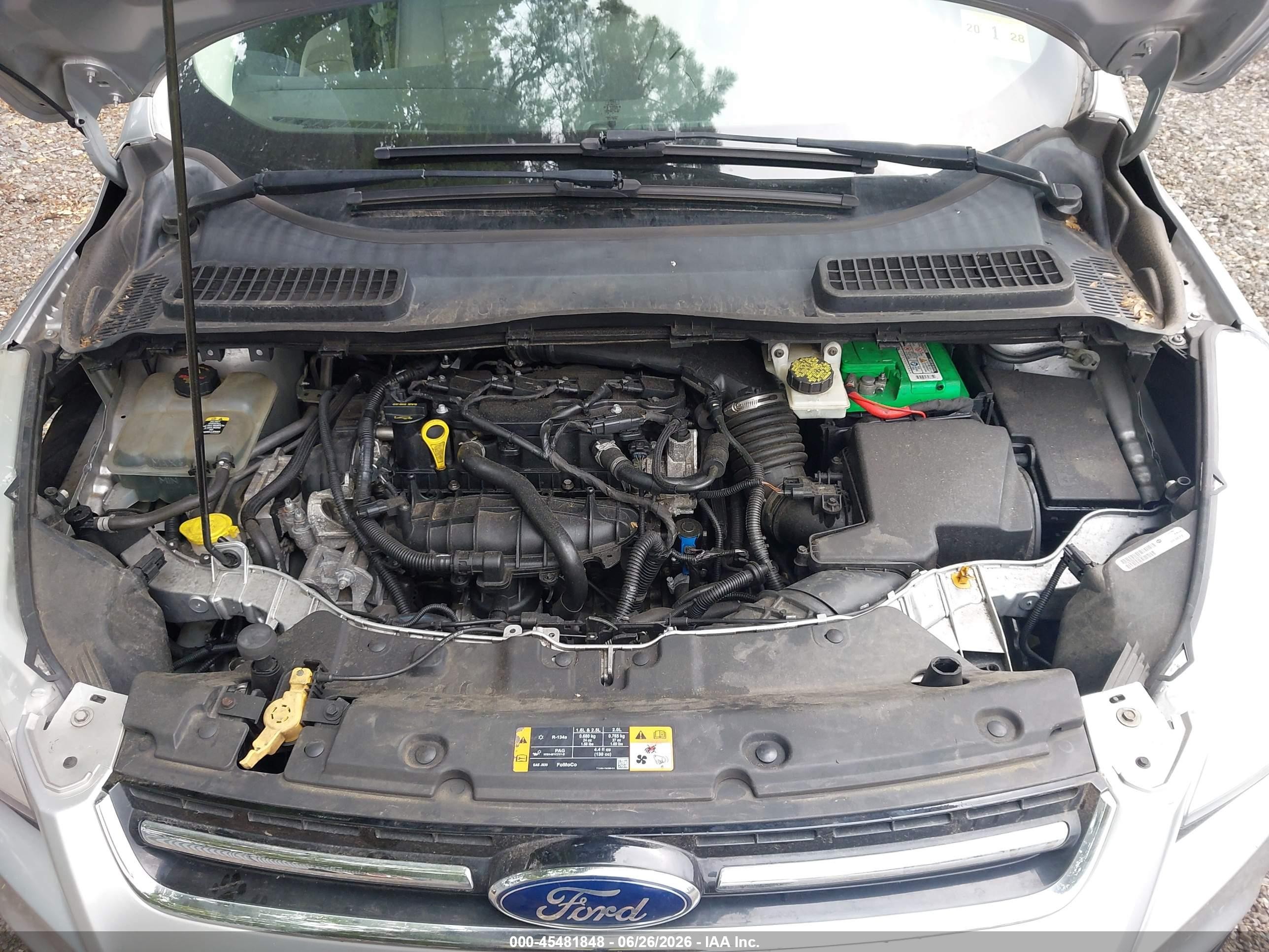 2013 Ford Escape Sel Silver vin: 1FMCU0HX0DUB06283
