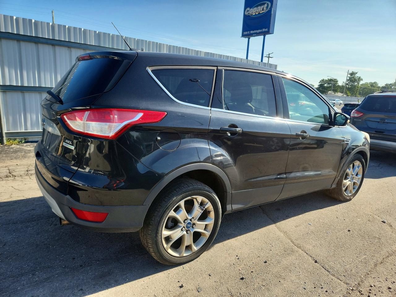 2013 Ford Escape Sel Black vin: 1FMCU0HX0DUB57220
