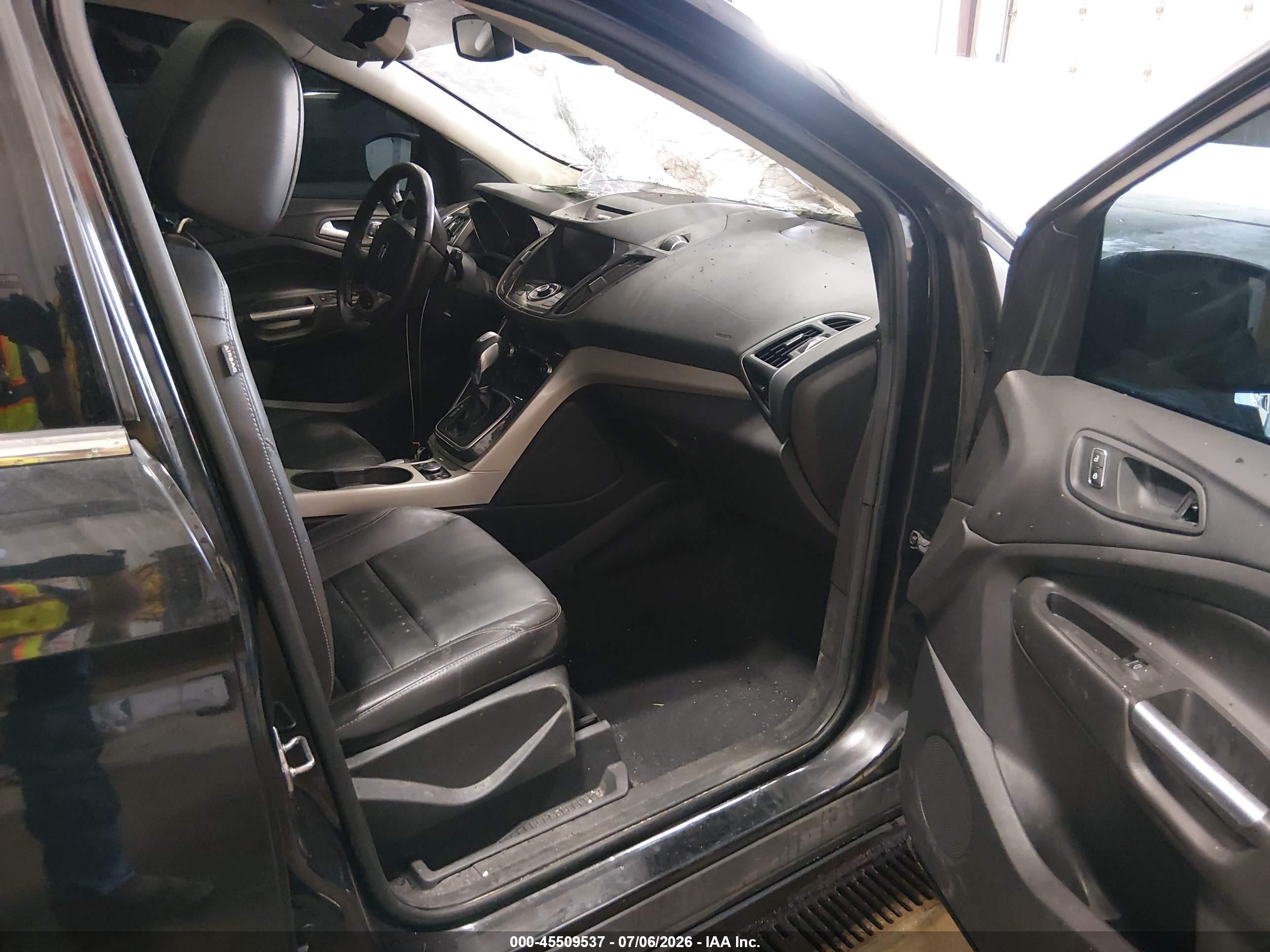 2013 Ford Escape Sel Black vin: 1FMCU0HX0DUC10174