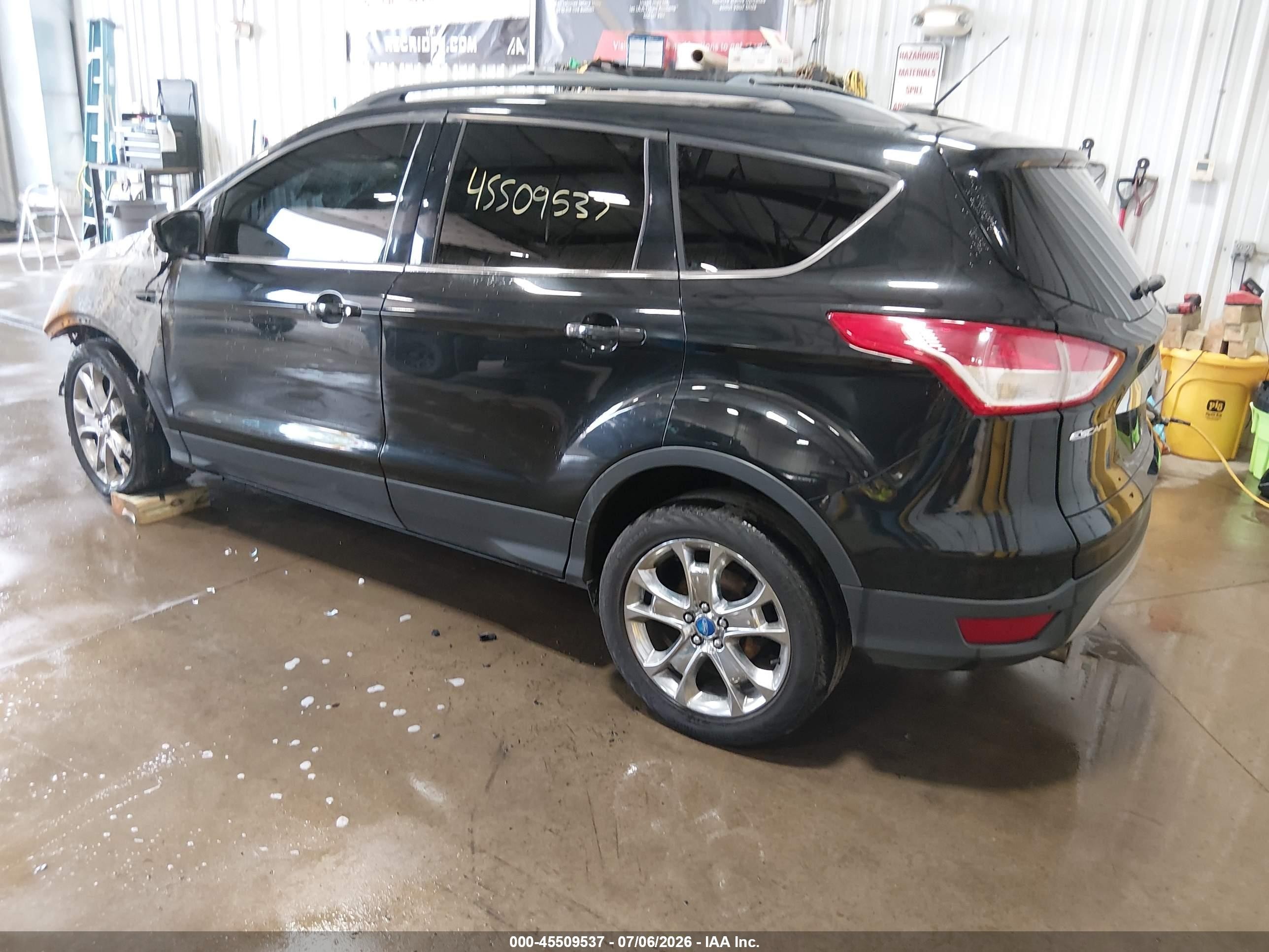 2013 Ford Escape Sel Black vin: 1FMCU0HX0DUC10174