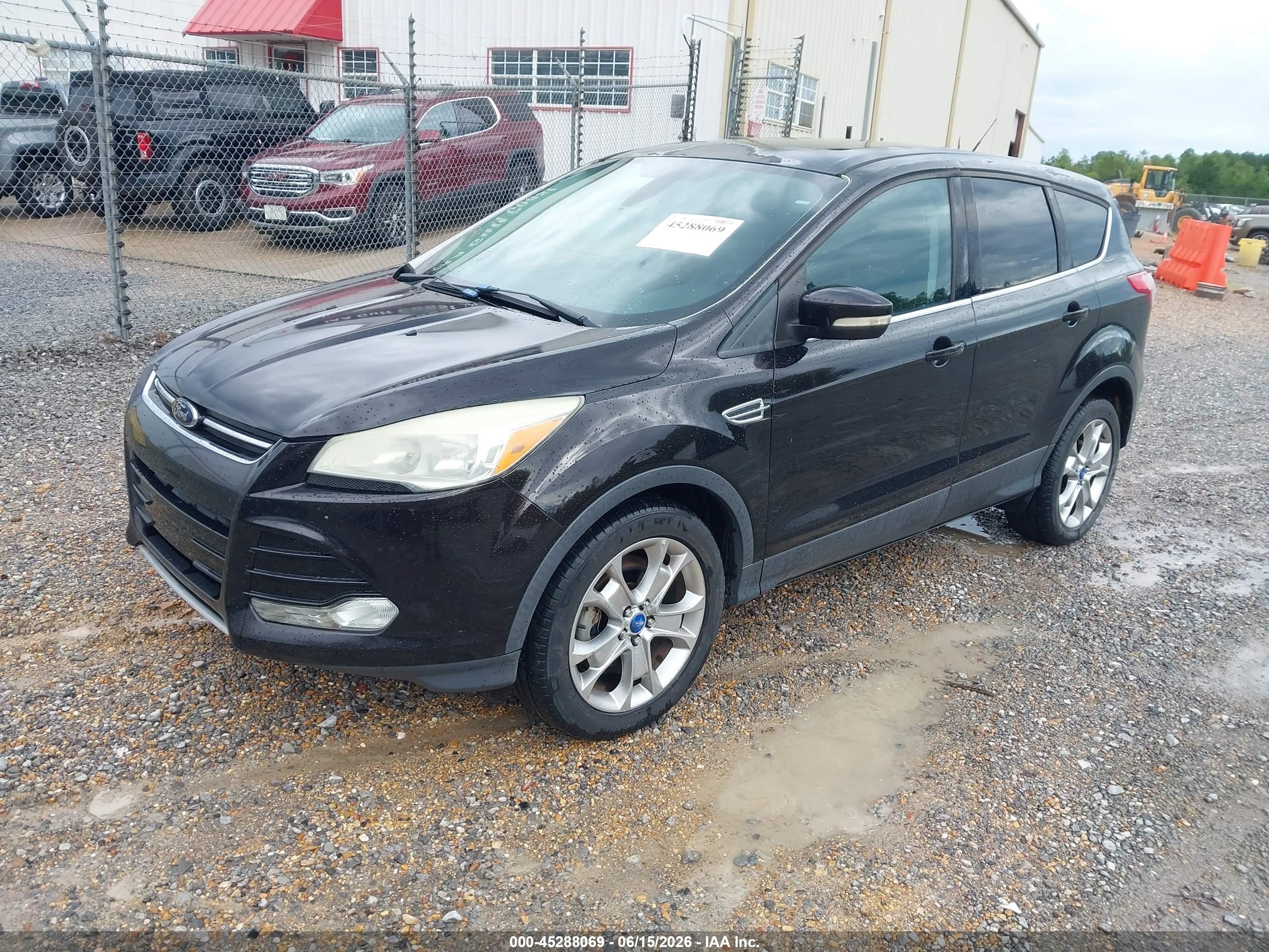 2013 Ford Escape Sel Black vin: 1FMCU0HX0DUC25404