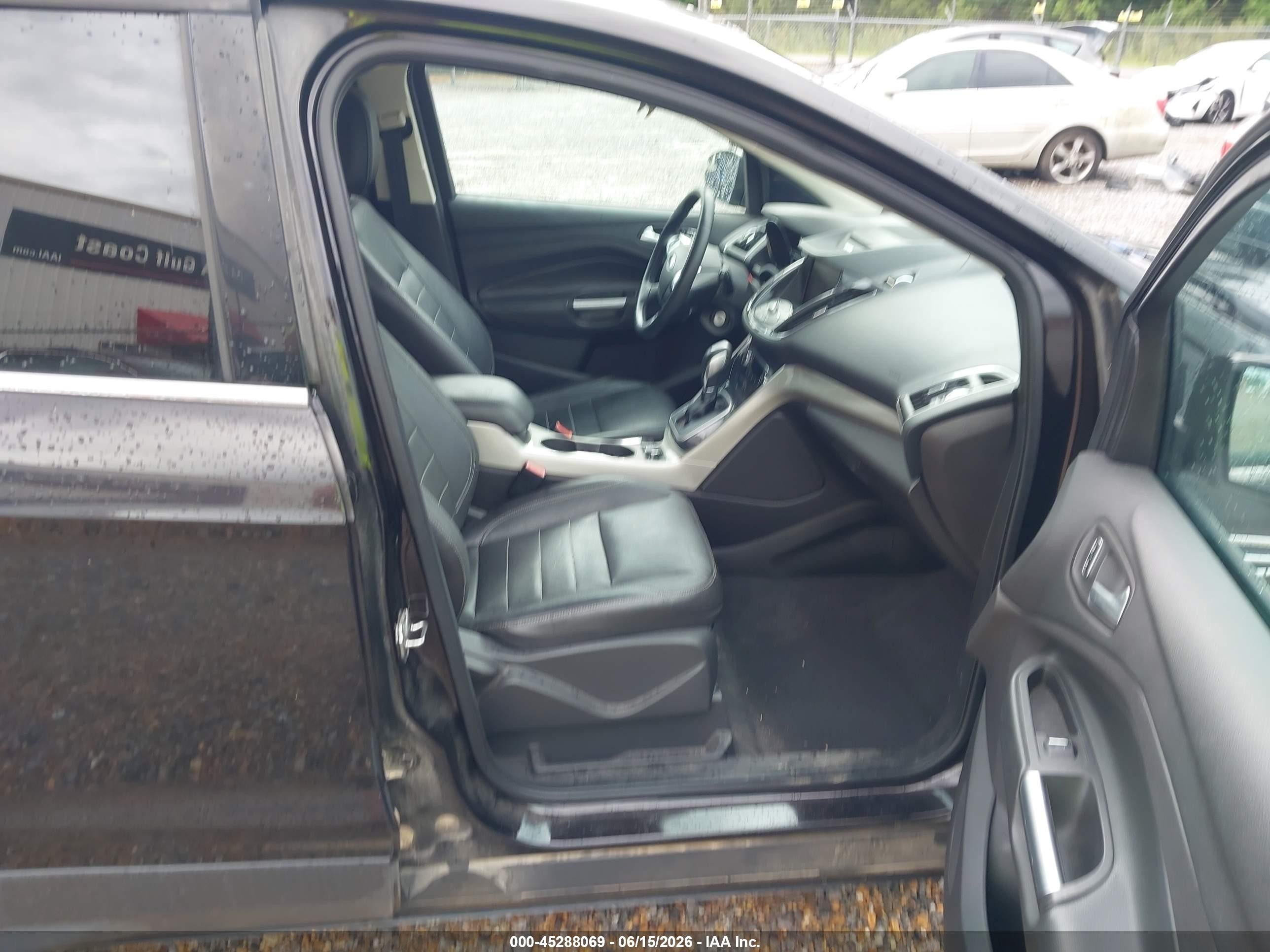 2013 Ford Escape Sel Black vin: 1FMCU0HX0DUC25404