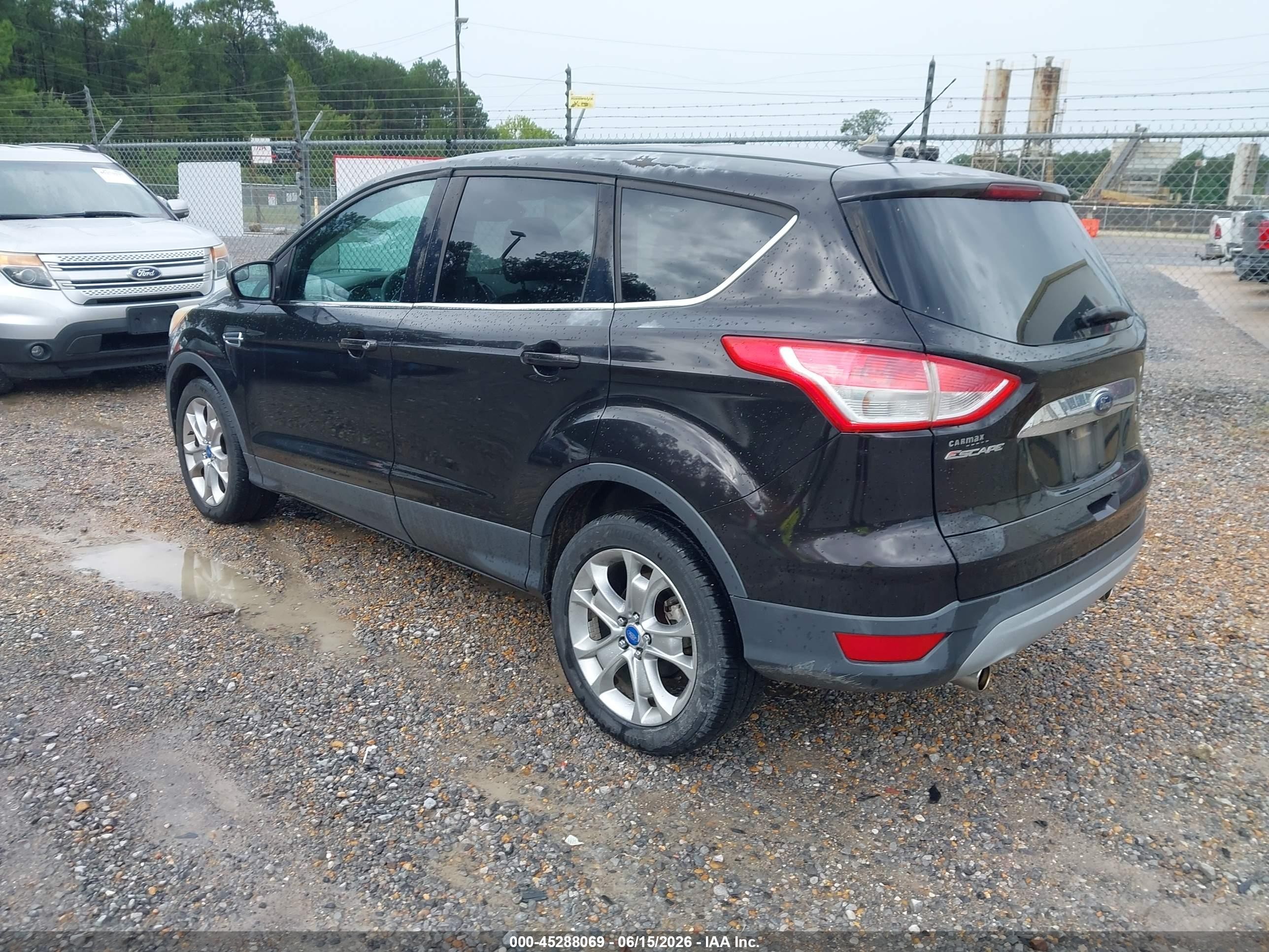 2013 Ford Escape Sel Black vin: 1FMCU0HX0DUC25404