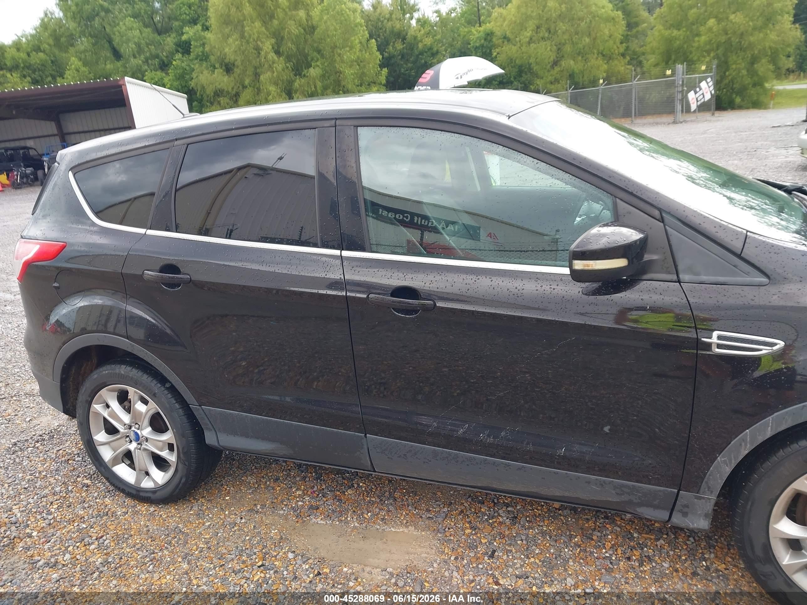 2013 Ford Escape Sel Black vin: 1FMCU0HX0DUC25404