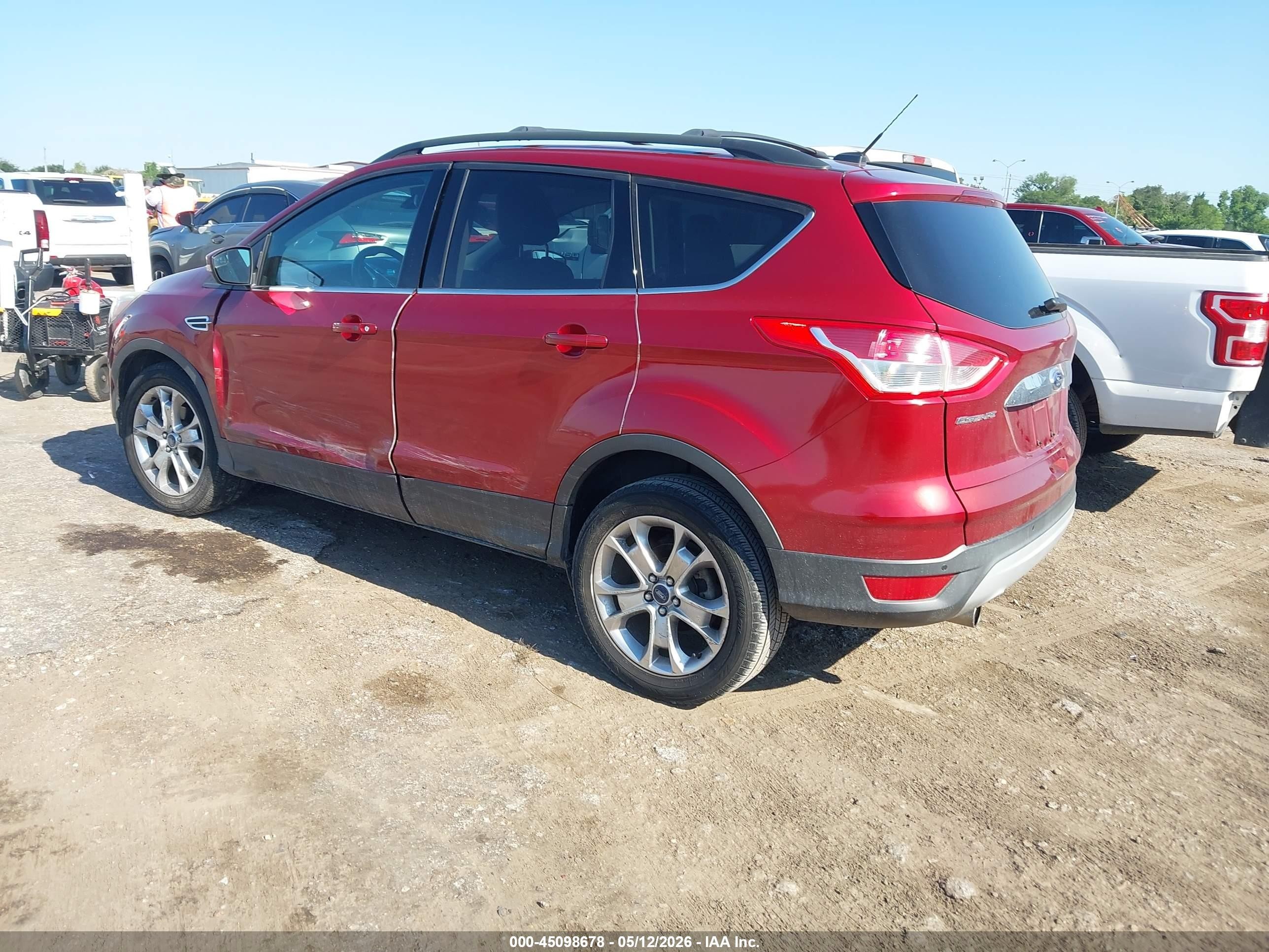 2013 Ford Escape Sel Red vin: 1FMCU0HX0DUC54188