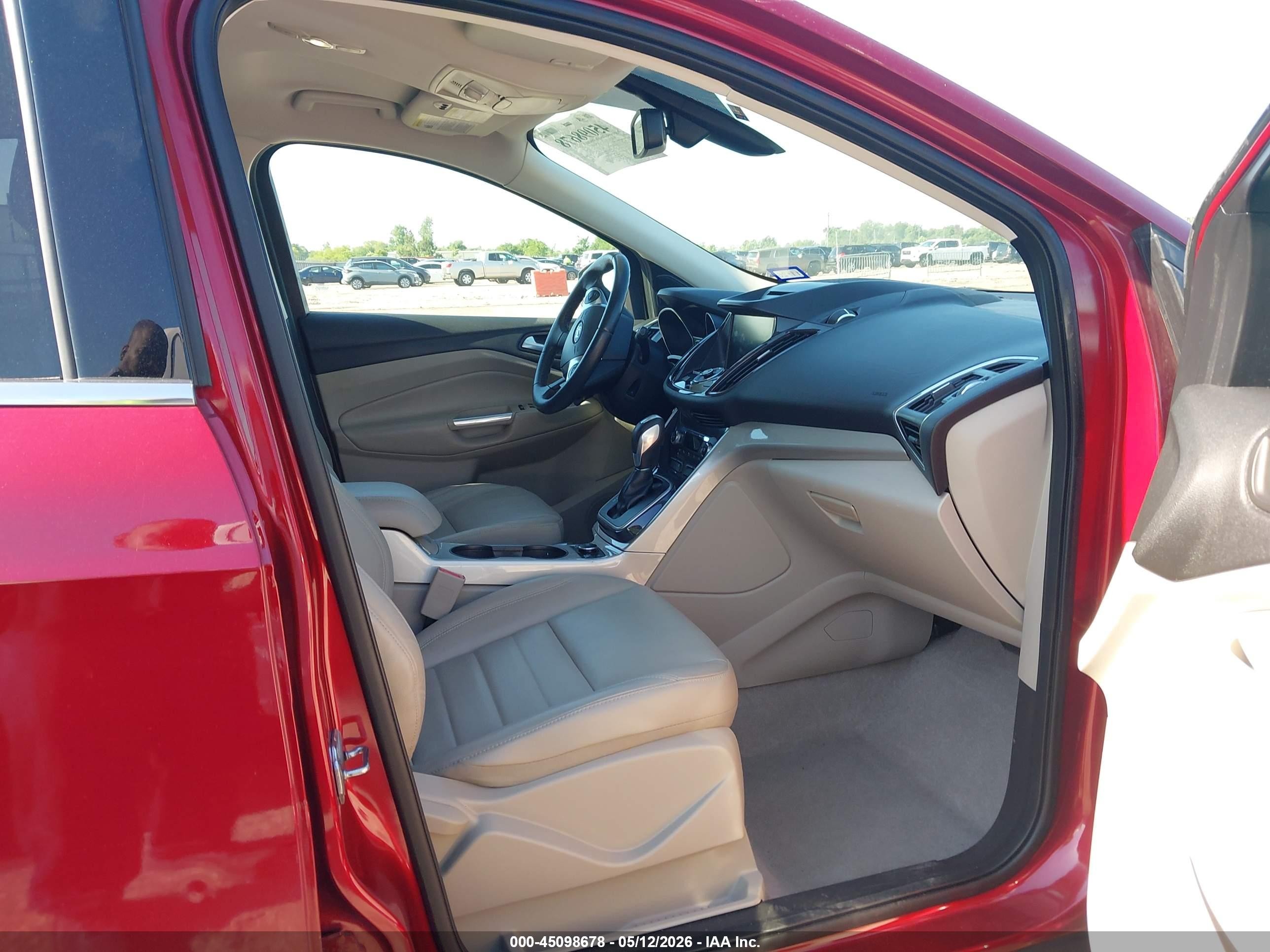 2013 Ford Escape Sel Red vin: 1FMCU0HX0DUC54188