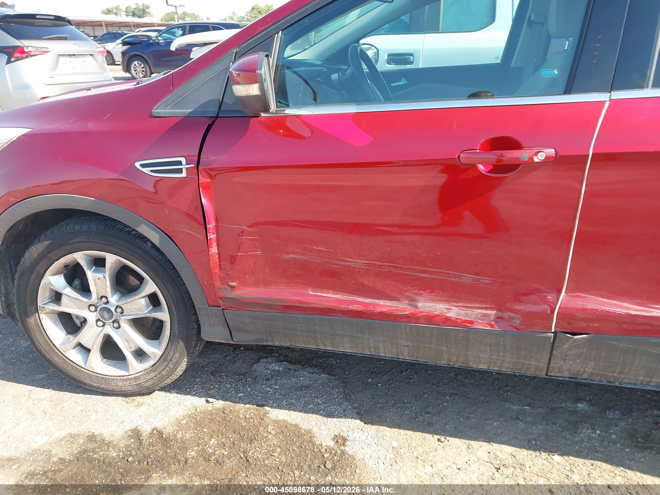 2013 Ford Escape Sel Red vin: 1FMCU0HX0DUC54188