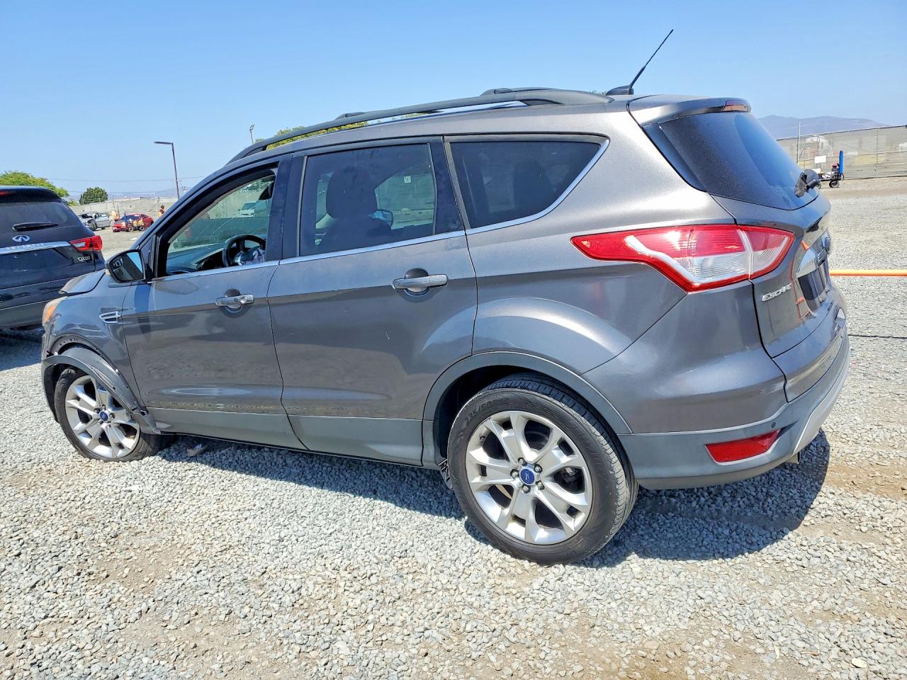 2013 Ford Escape Sel Gray vin: 1FMCU0HX0DUD40956