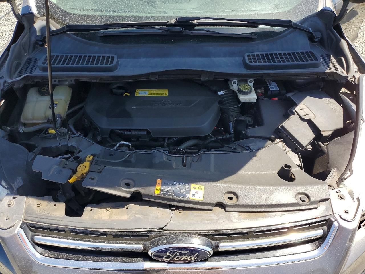 2013 Ford Escape Sel Gray vin: 1FMCU0HX0DUD40956