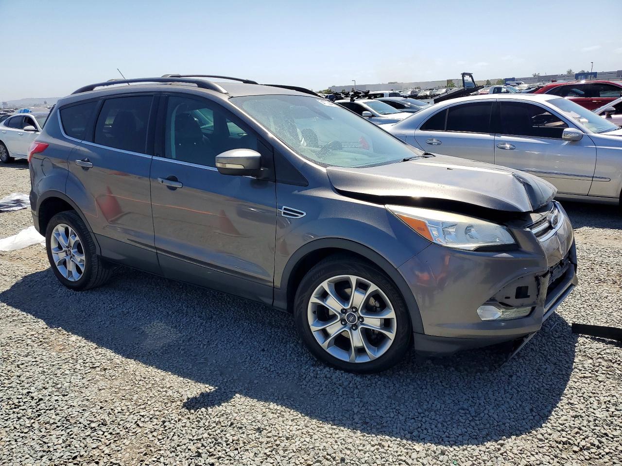 2013 Ford Escape Sel Gray vin: 1FMCU0HX0DUD40956