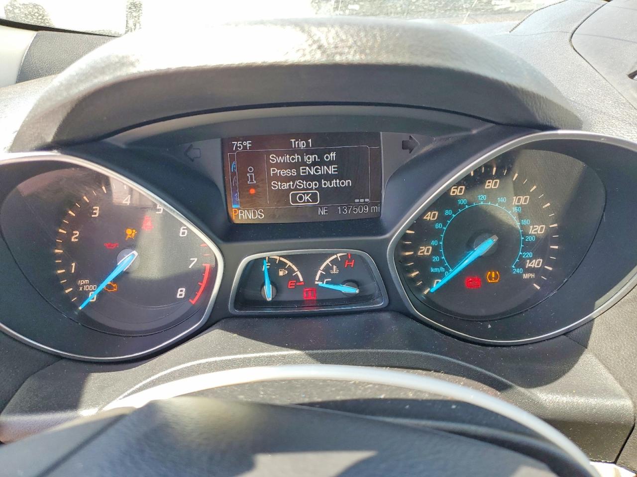 2013 Ford Escape Sel Gray vin: 1FMCU0HX0DUD40956