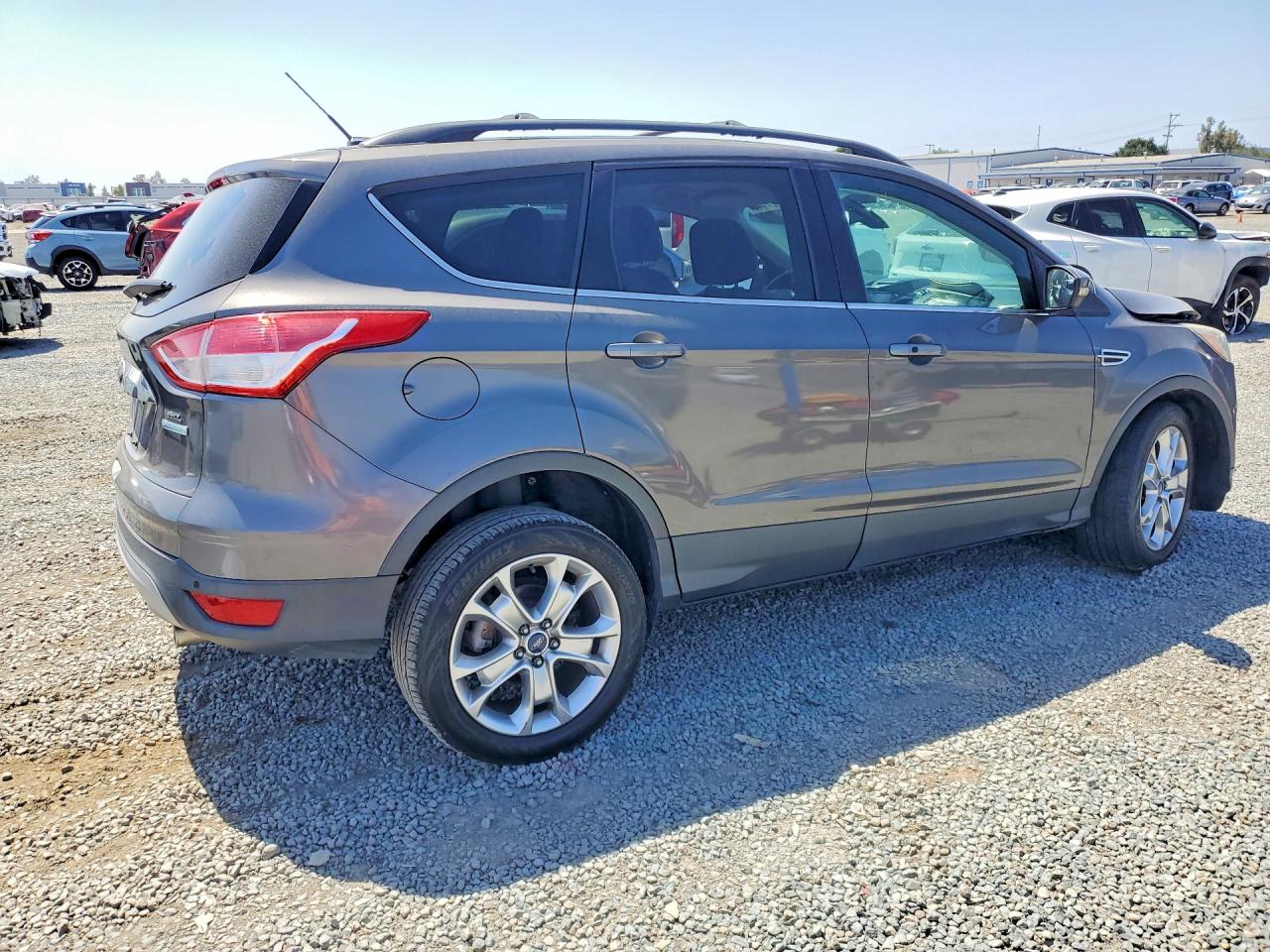 2013 Ford Escape Sel Gray vin: 1FMCU0HX0DUD40956