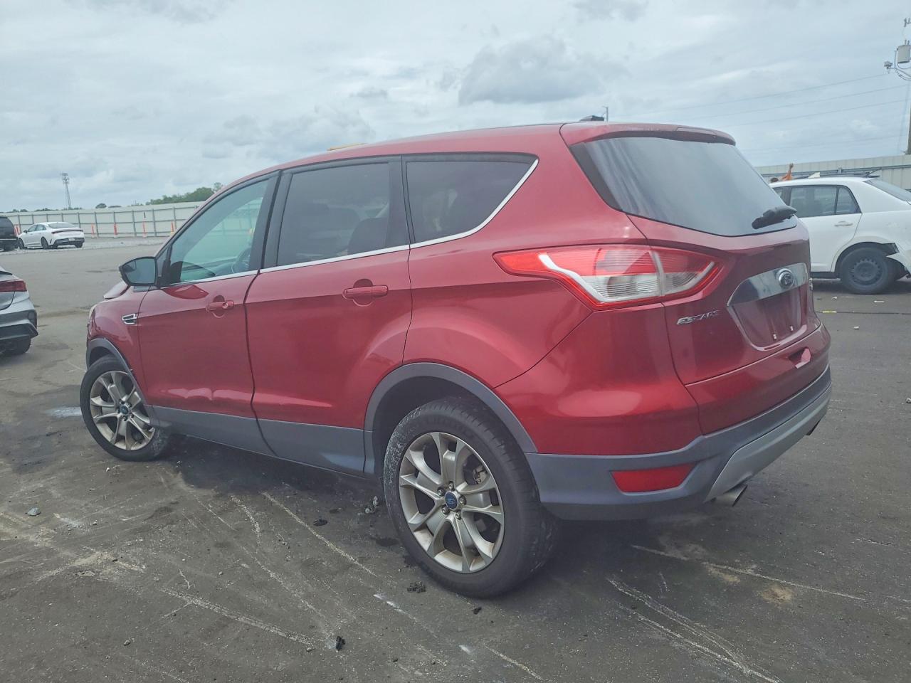 2013 Ford Escape Sel Red vin: 1FMCU0HX1DUA74993