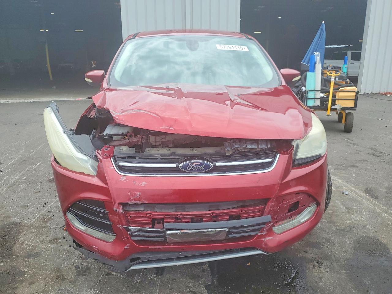 2013 Ford Escape Sel Red vin: 1FMCU0HX1DUA74993