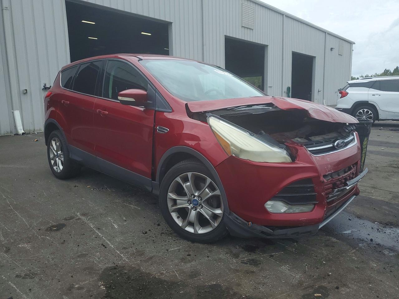 2013 Ford Escape Sel Red vin: 1FMCU0HX1DUA74993