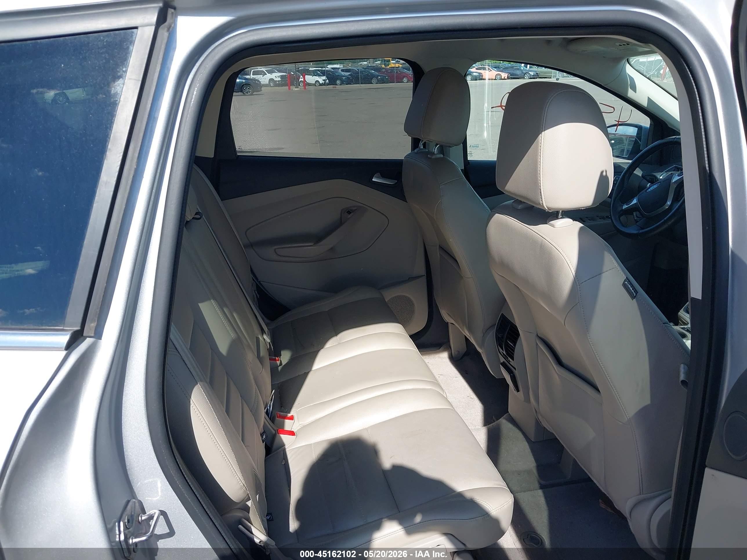 2013 Ford Escape Sel Серебряный vin: 1FMCU0HX1DUB08527