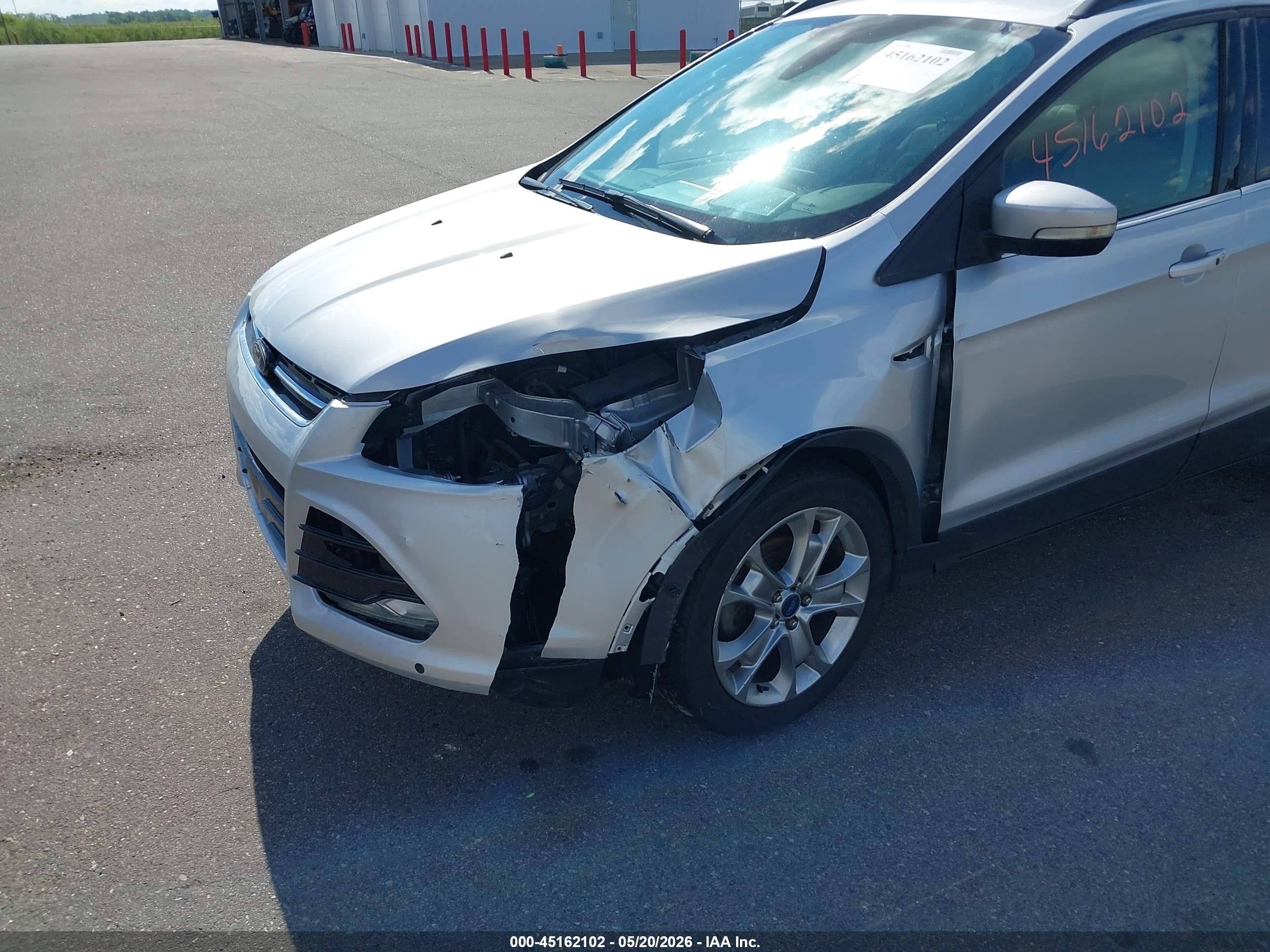 2013 Ford Escape Sel Серебряный vin: 1FMCU0HX1DUB08527