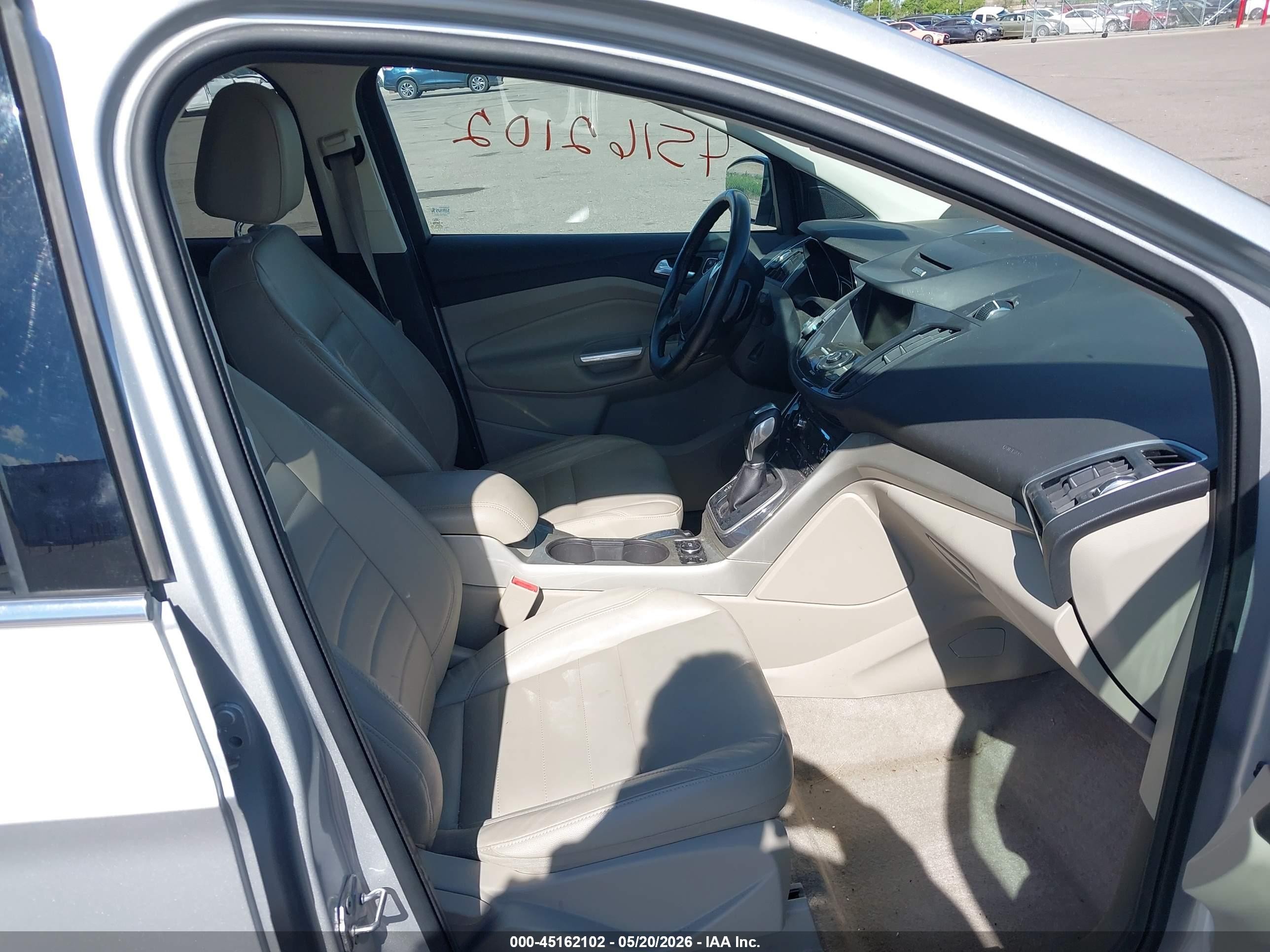 2013 Ford Escape Sel Серебряный vin: 1FMCU0HX1DUB08527