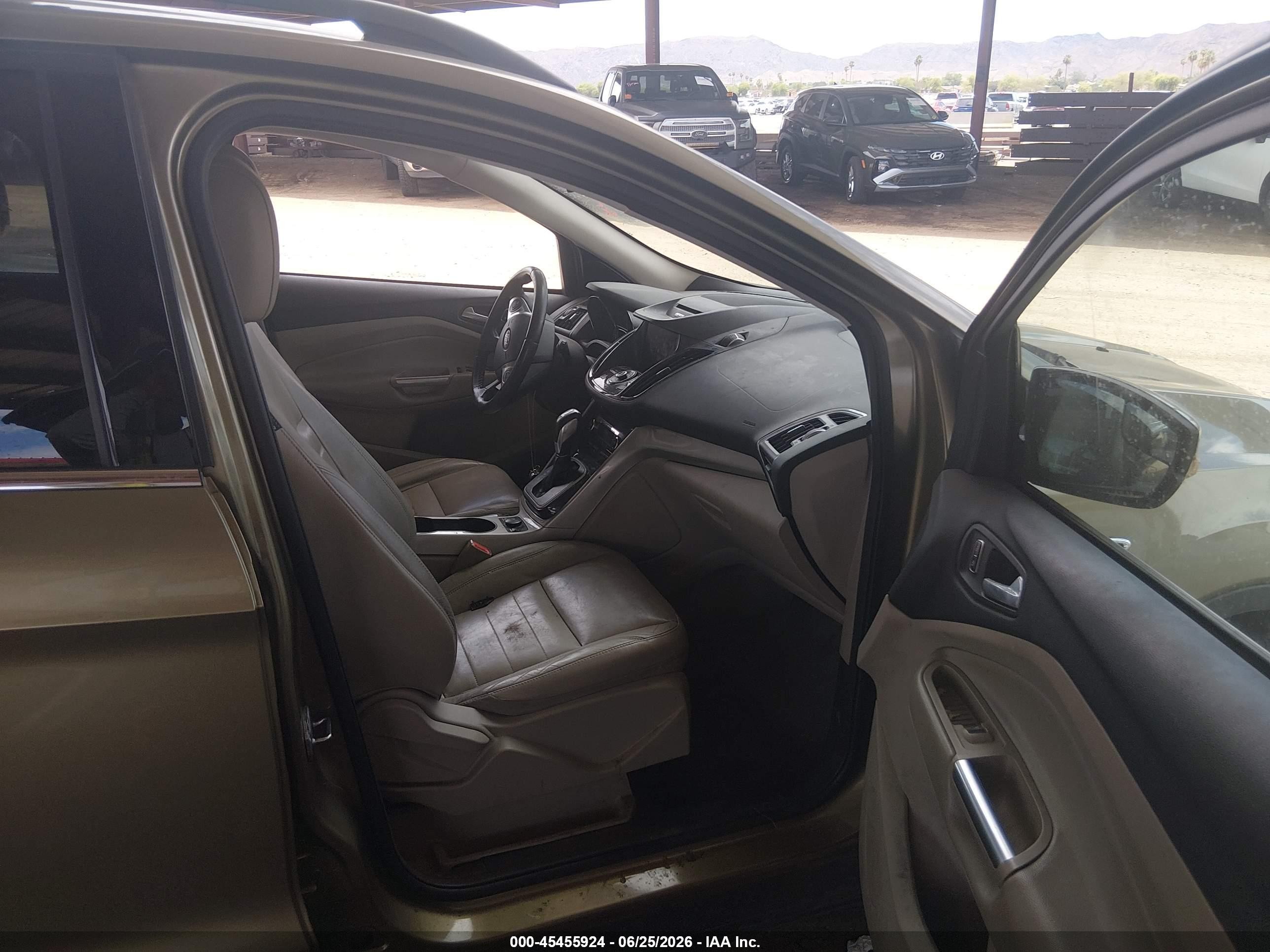 2013 Ford Escape Sel Зеленый vin: 1FMCU0HX1DUB55752