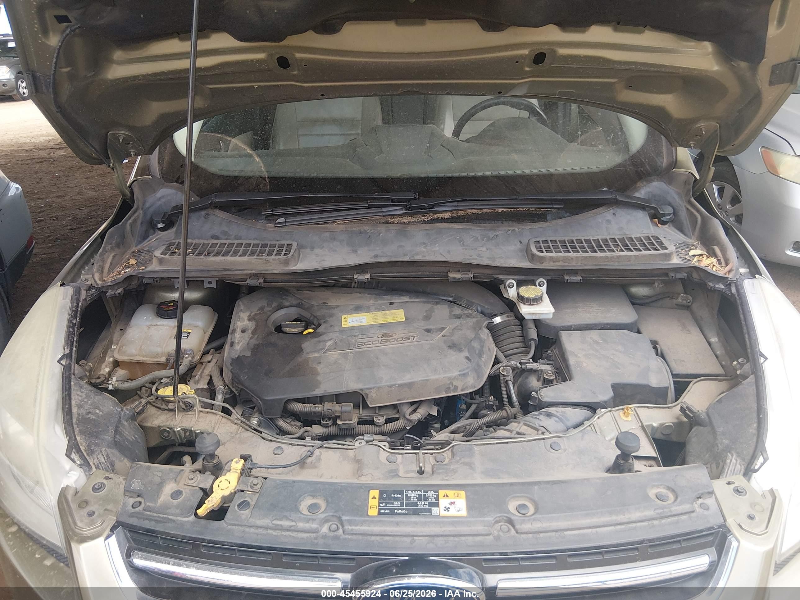 2013 Ford Escape Sel Зеленый vin: 1FMCU0HX1DUB55752