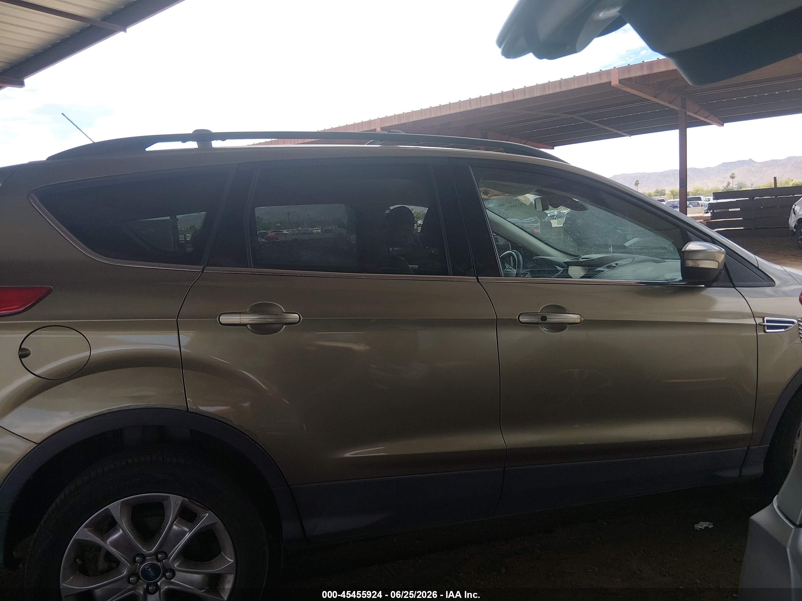 2013 Ford Escape Sel Зеленый vin: 1FMCU0HX1DUB55752