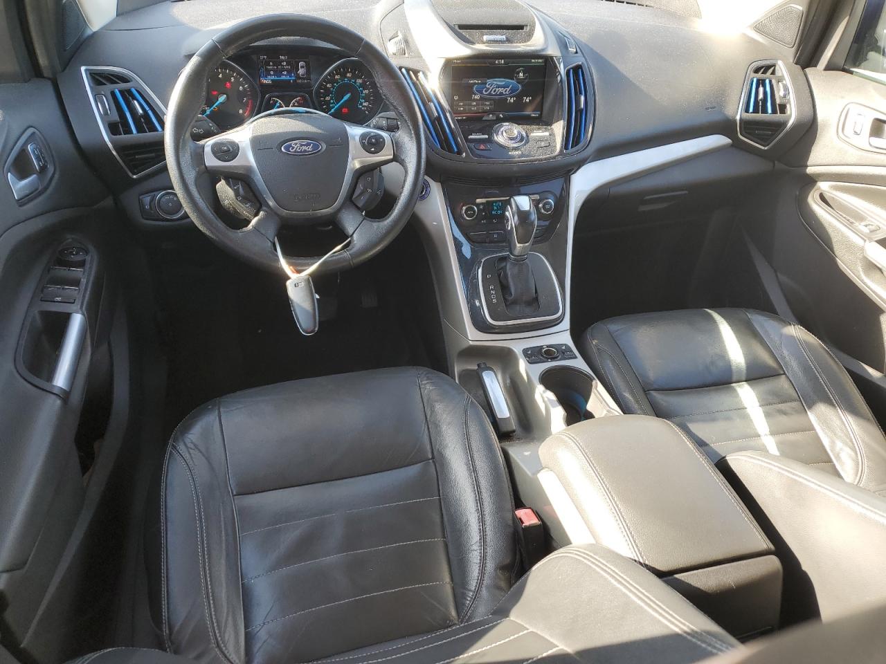 2013 Ford Escape Sel Синий vin: 1FMCU0HX1DUC53731