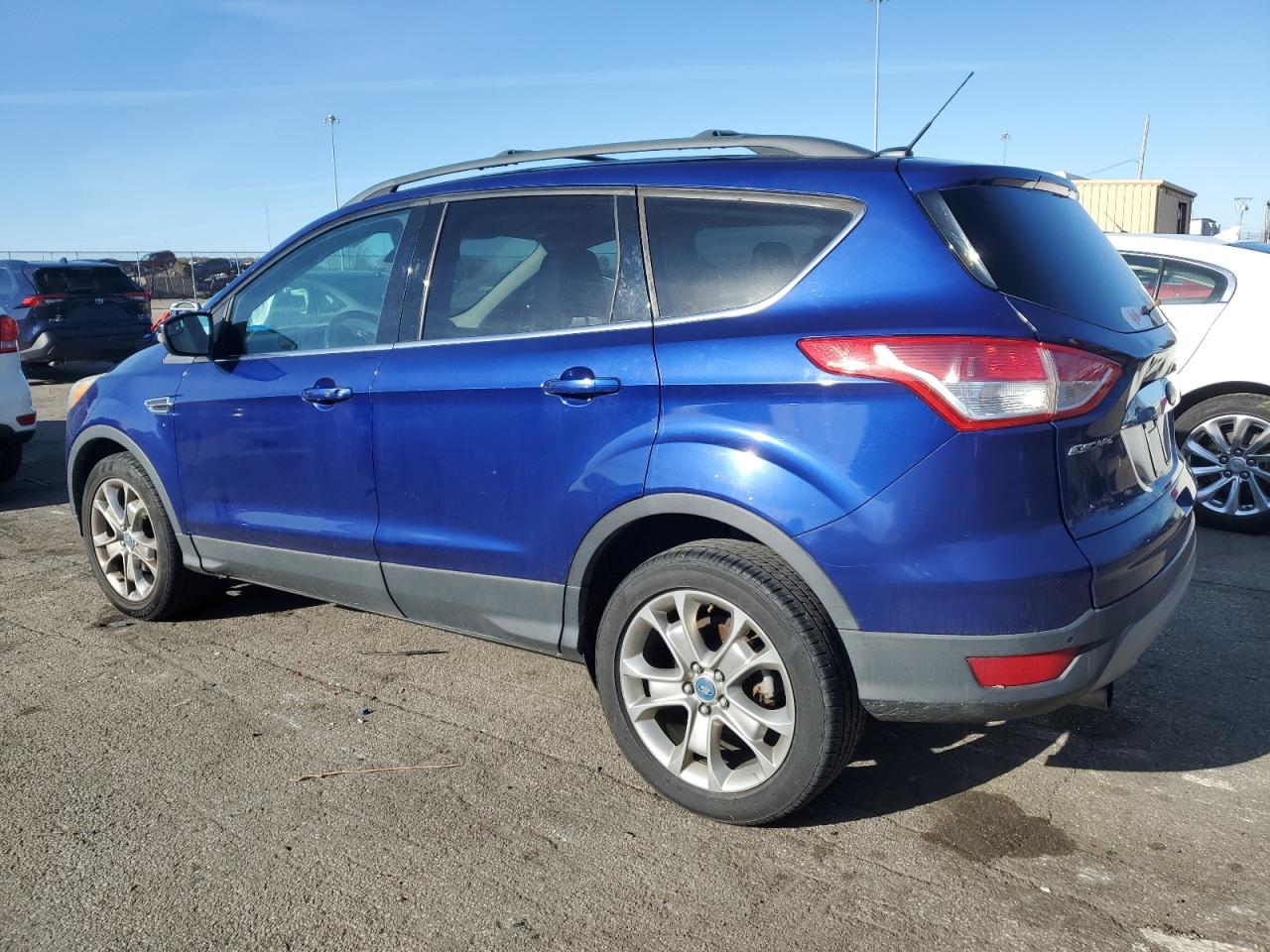 2013 Ford Escape Sel Синий vin: 1FMCU0HX1DUC53731