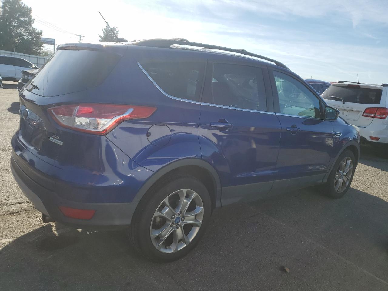 2013 Ford Escape Sel Синий vin: 1FMCU0HX1DUC53731