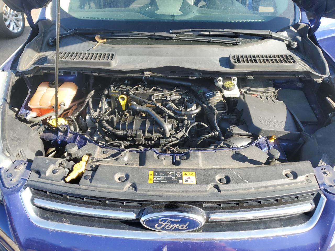 2013 Ford Escape Sel Синий vin: 1FMCU0HX1DUC53731