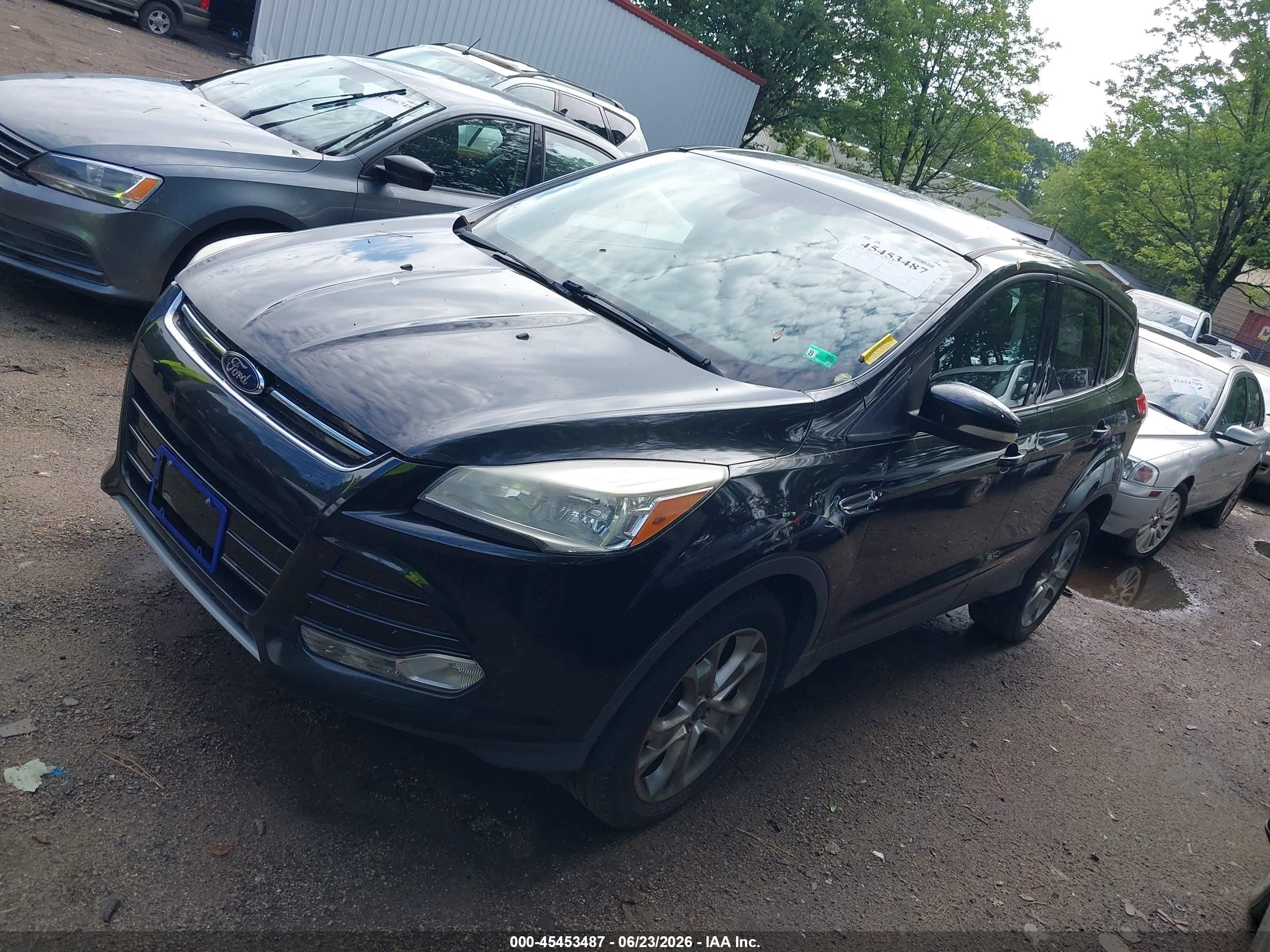 2013 Ford Escape Sel Black vin: 1FMCU0HX1DUD63078