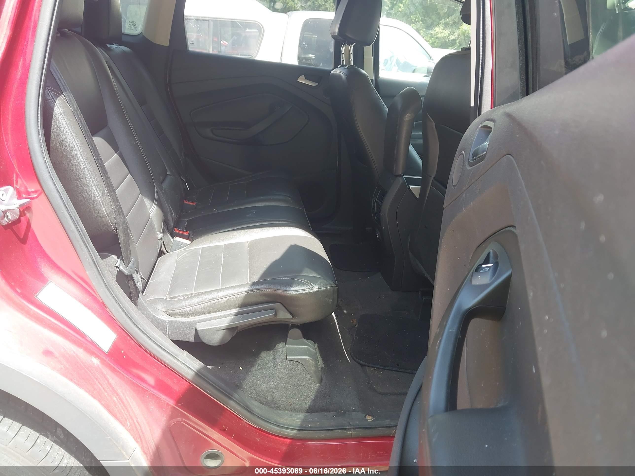 2013 Ford Escape Sel Красный vin: 1FMCU0HX2DUA55188